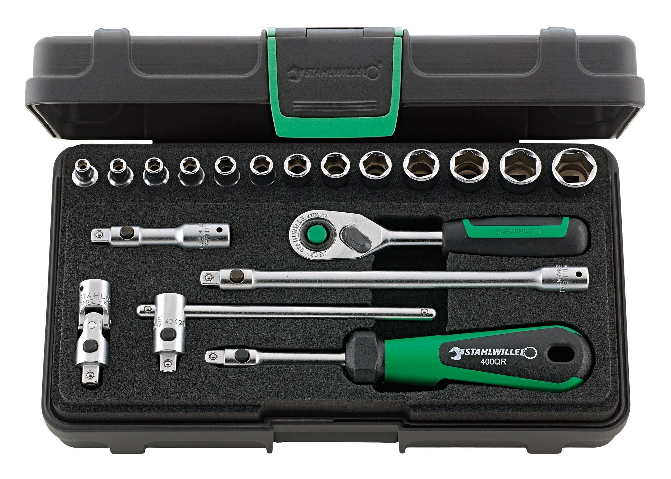 Stahlwille Steckschlüssel (22 St), Garnitur 1/4" 22tlg. 40/13/6QR
