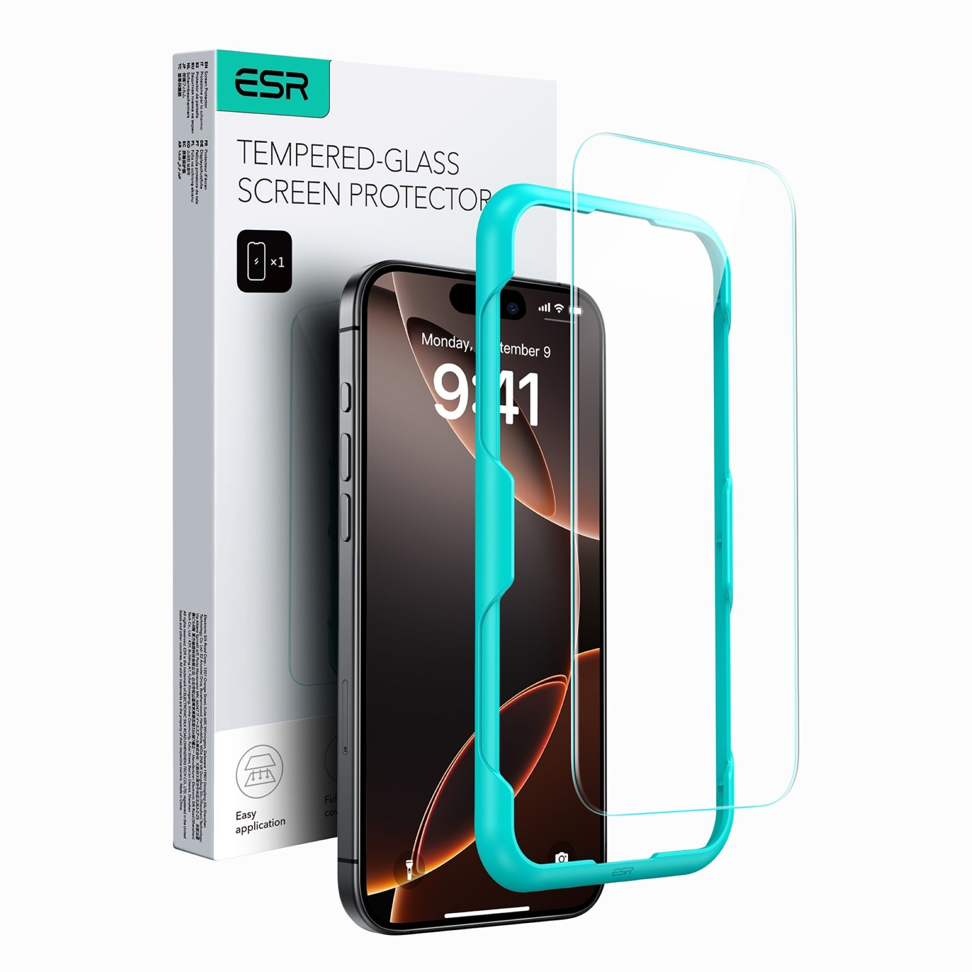 Displayschutzglas Tempered-Glass Displayschutz für Apple iPhone 16 Pro Max