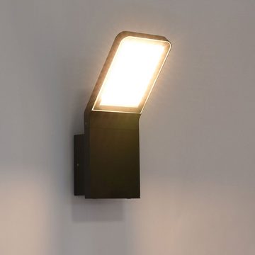 Maxkomfort Außen-Wandleuchte 337A, ohne Bewegungsmelder, LED fest integriert, 3000K, Warmweiß, Wandleuchte, Wandlampe, Flurleuchte, IP44, Außenwandleuchte, Außenlampe, LED