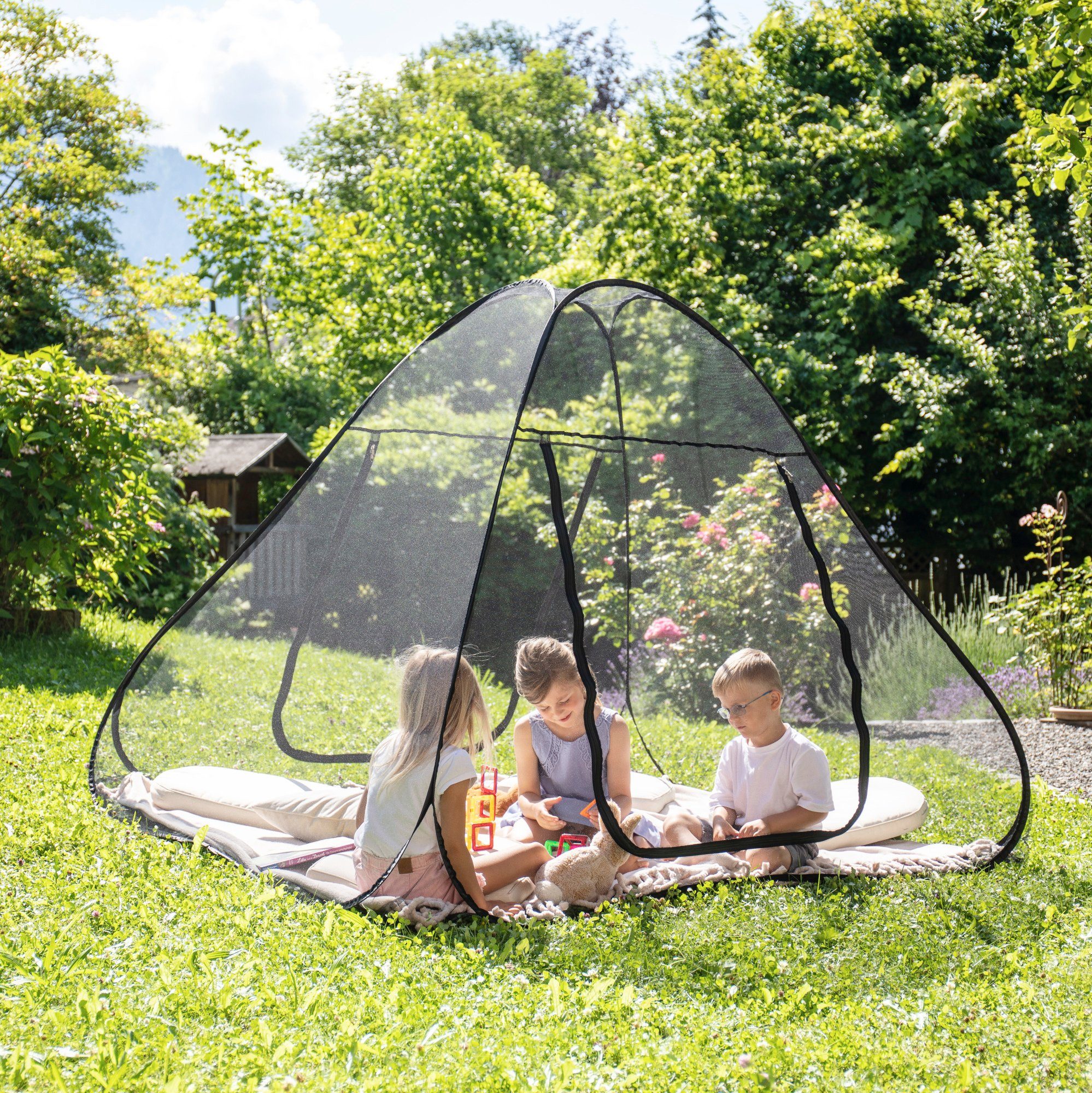 Moskitonetz Mückennetz Baldachin Outdoor Camping Oliv