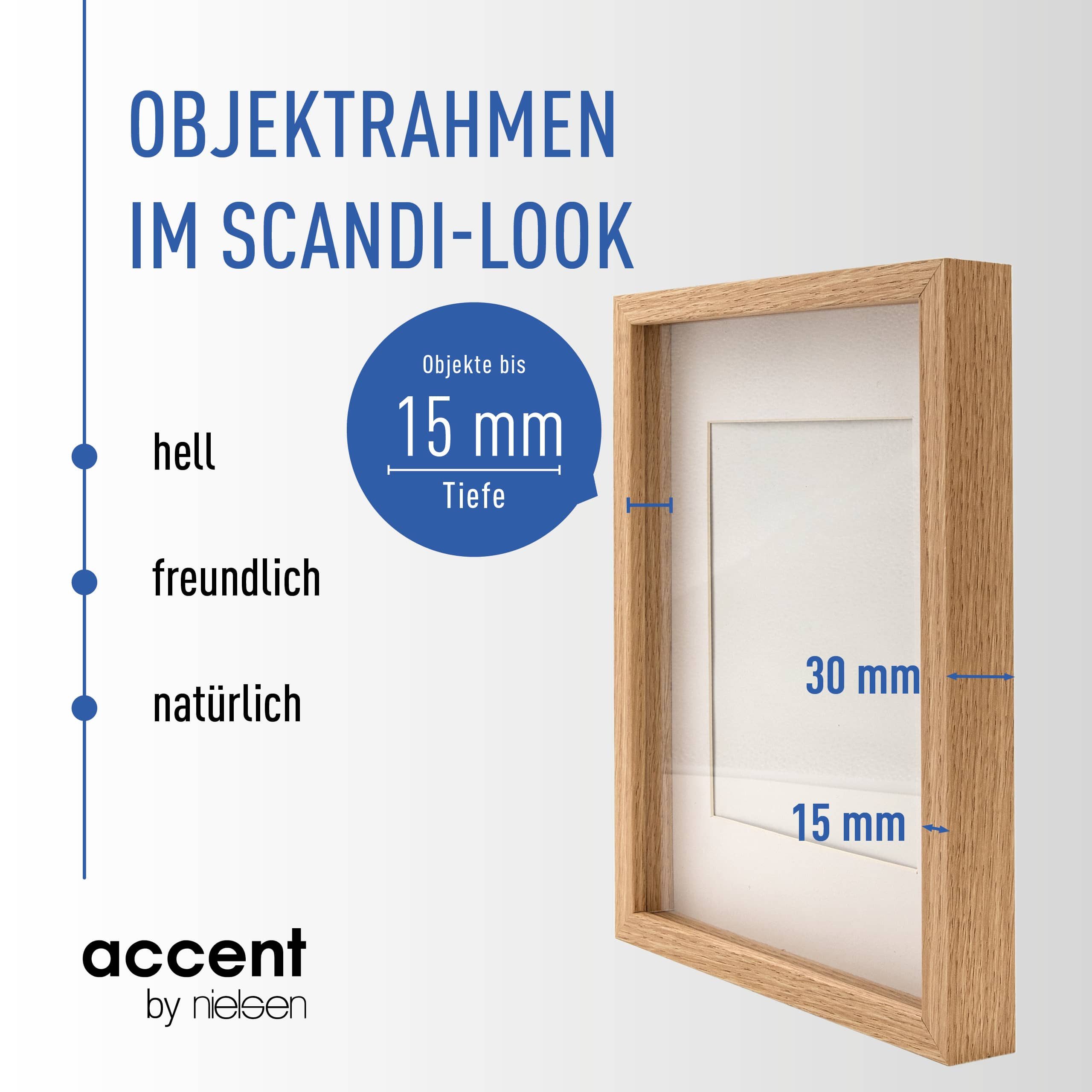accent by nielsen Bilderrahmen Holz Bilderrahmen Aura, (1 St)