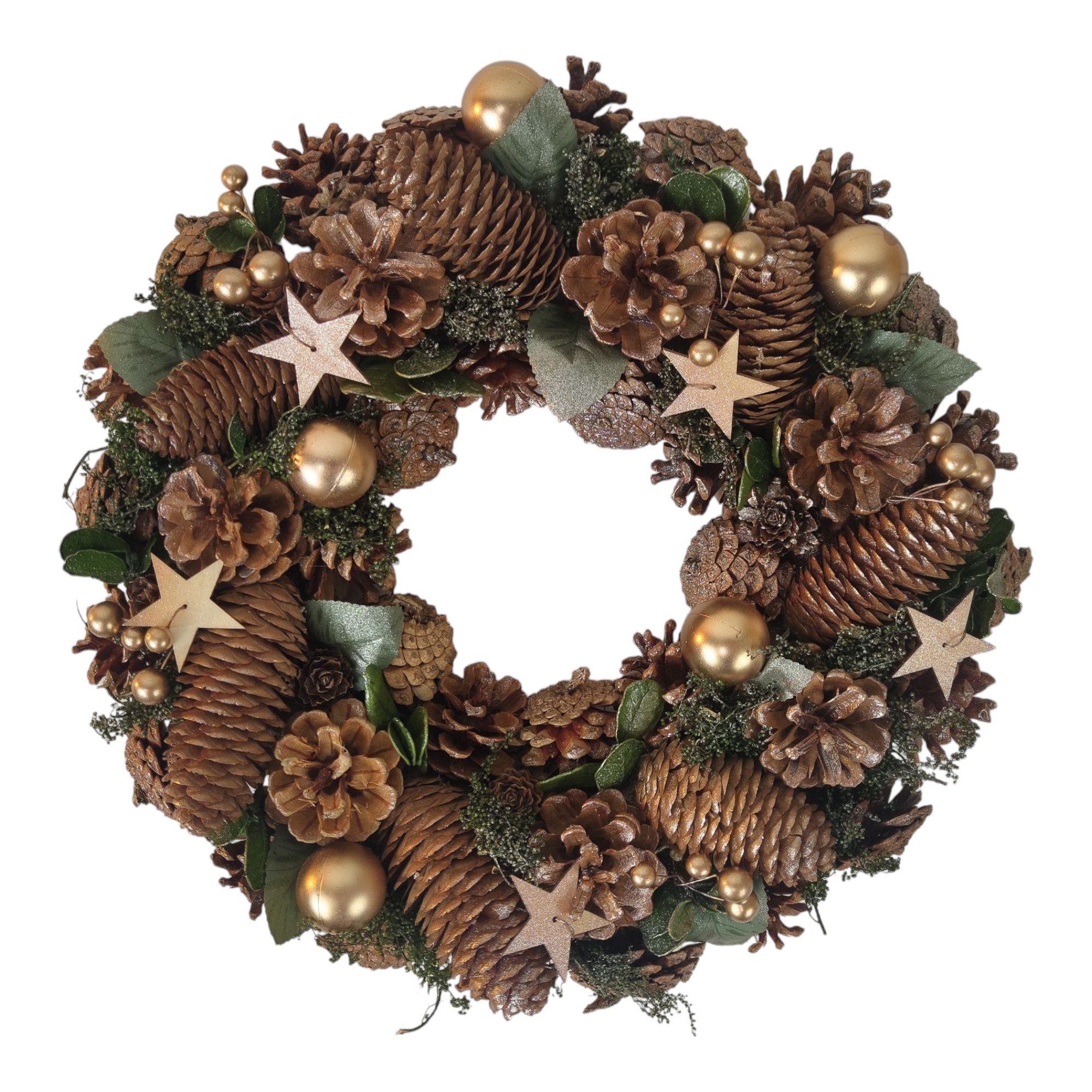 sesua Adventskranz Weihnachtskranz Adventskranz Tischkranz Türkranz braun g günstig online kaufen