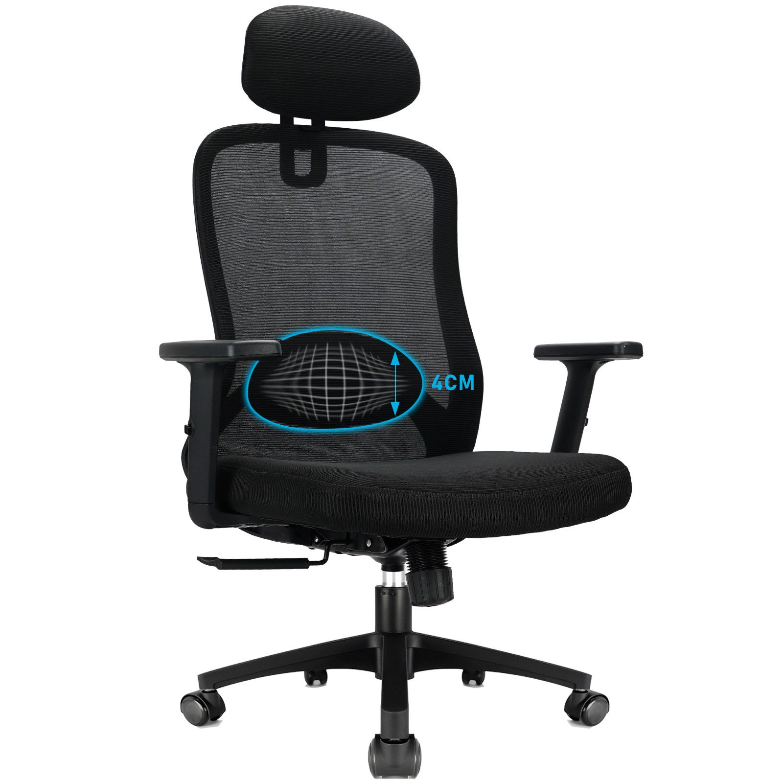 Durrafy Bürostuhl Chefsessel aus Mesh,Ergonomischer Schreibtischstuhl,stuhl günstig online kaufen