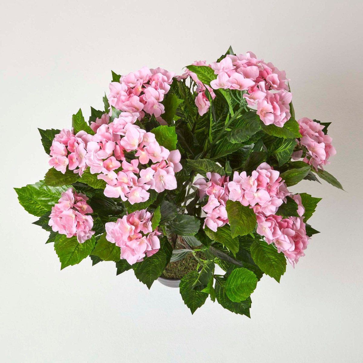Kunstpflanze Kunstpflanze Pink 'Hortensie' im Topf, 85 cm, Homescapes, Höhe 85 cm