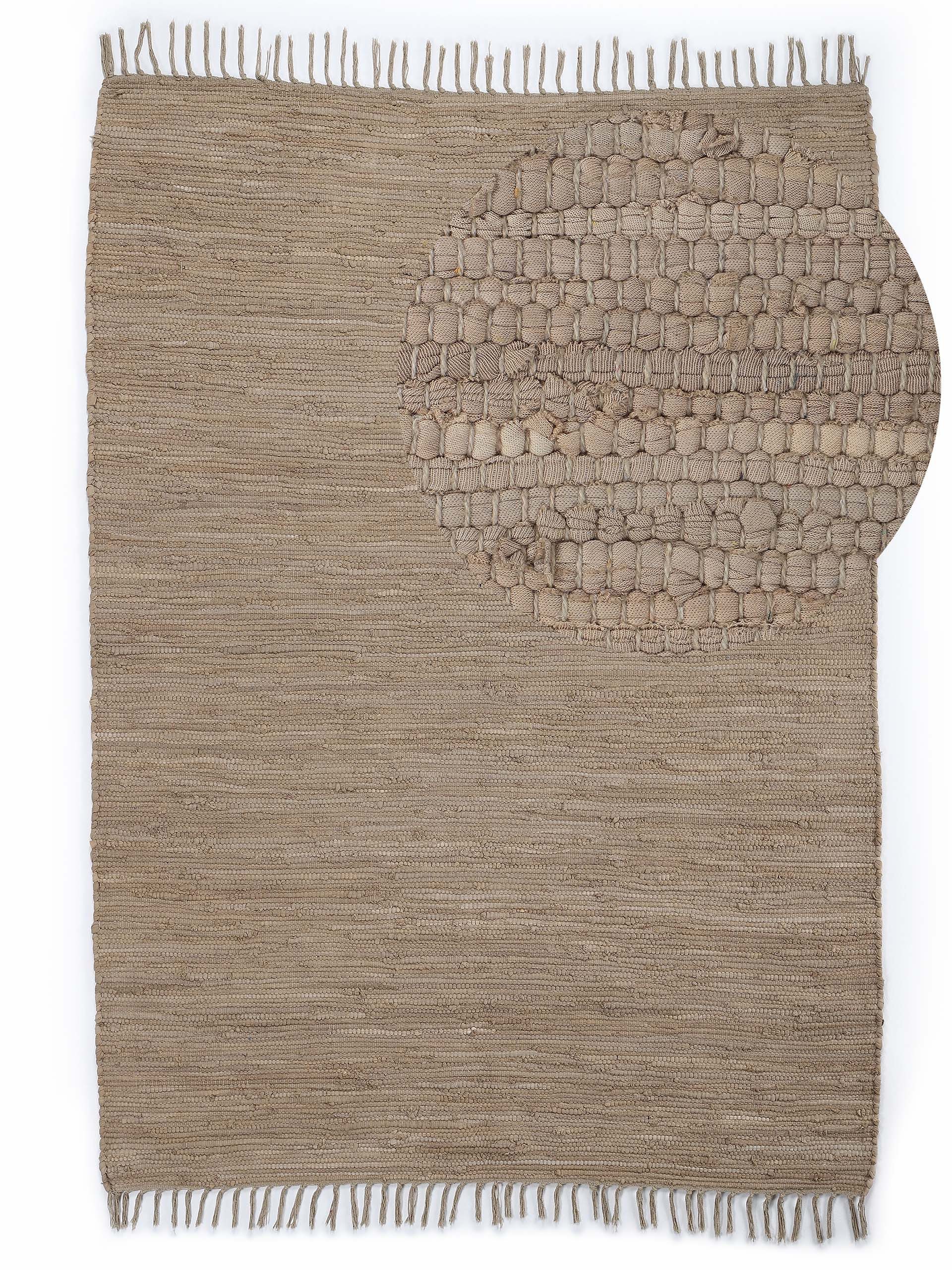 carpetfine Teppich Kelim Chindi uni, rechteckig, günstig online kaufen
