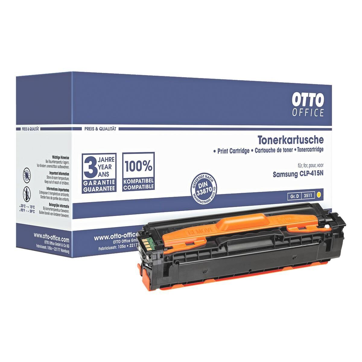 Otto Office  Office Tonerpatrone CLT-Y504S gelb