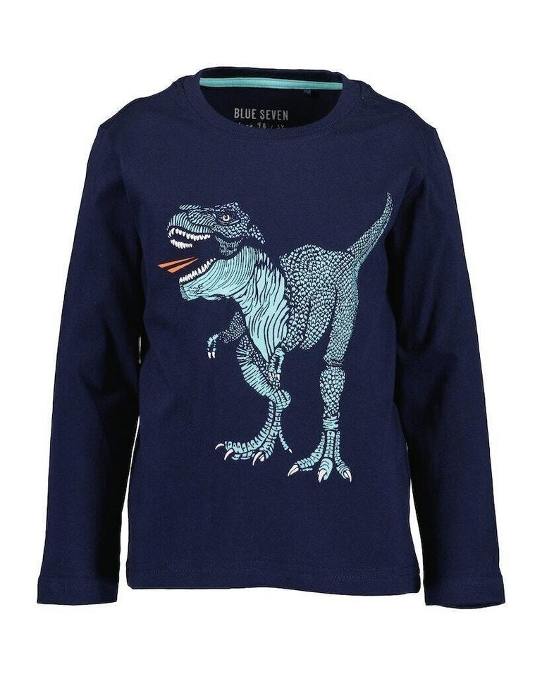 Blue Seven T-Shirt Blue Seven® Jungen Langarmshirt Dino T-Rex