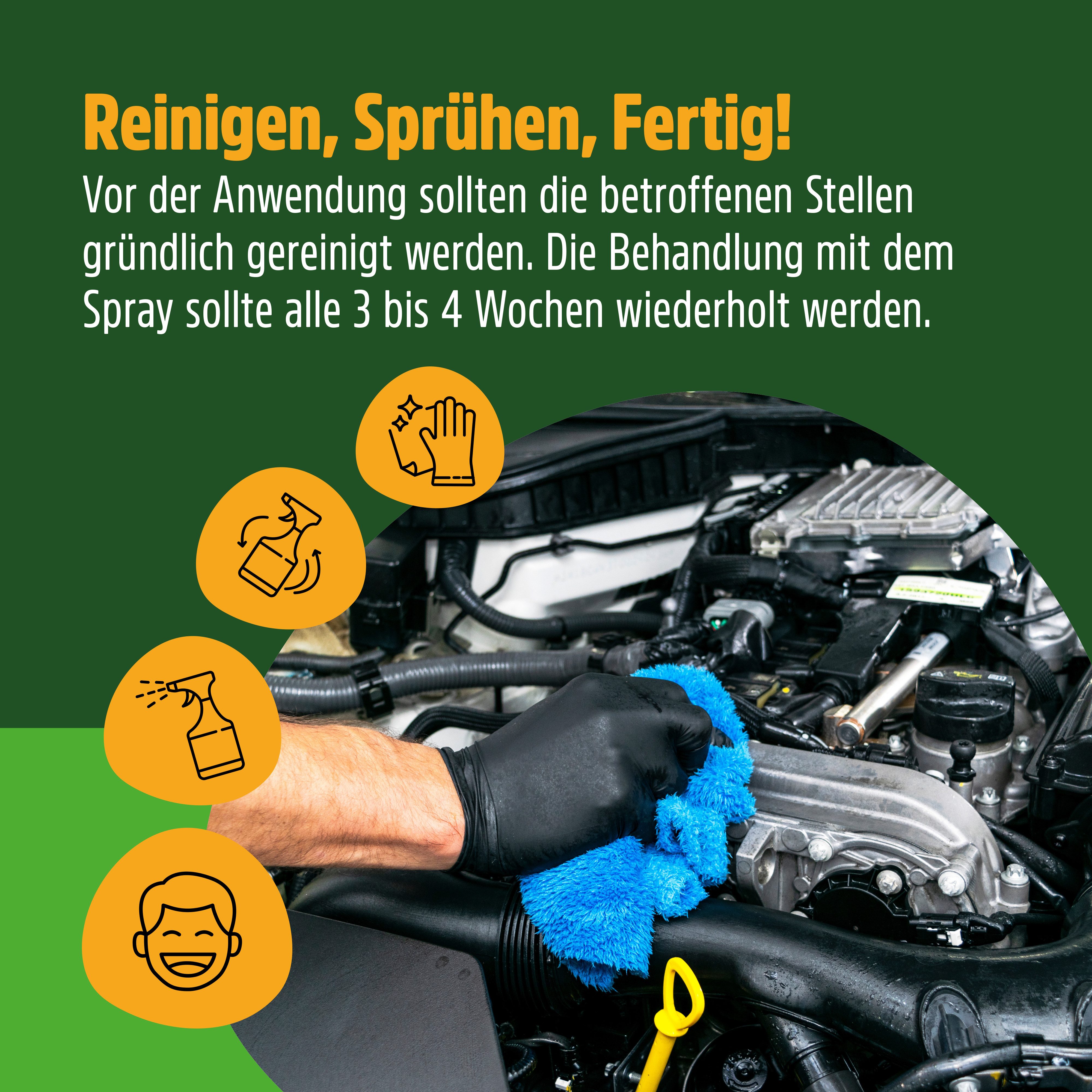 GreenHero Marderspray Marder-EX Marderabwehr, 500 ml – Bild 5 von 5