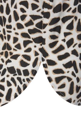 LASCANA Blusentop mit Animalprint und V-Ausschnitt, Blusenshirt, casual