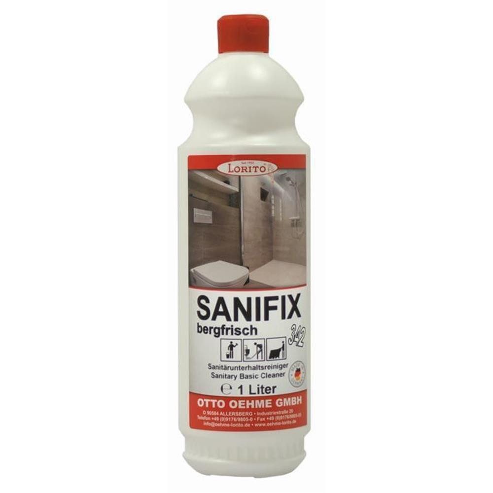 Lorito Sanifix bergfrisch Sanitärreiniger Kalklöser Kalkentferner 1L Kalklöser