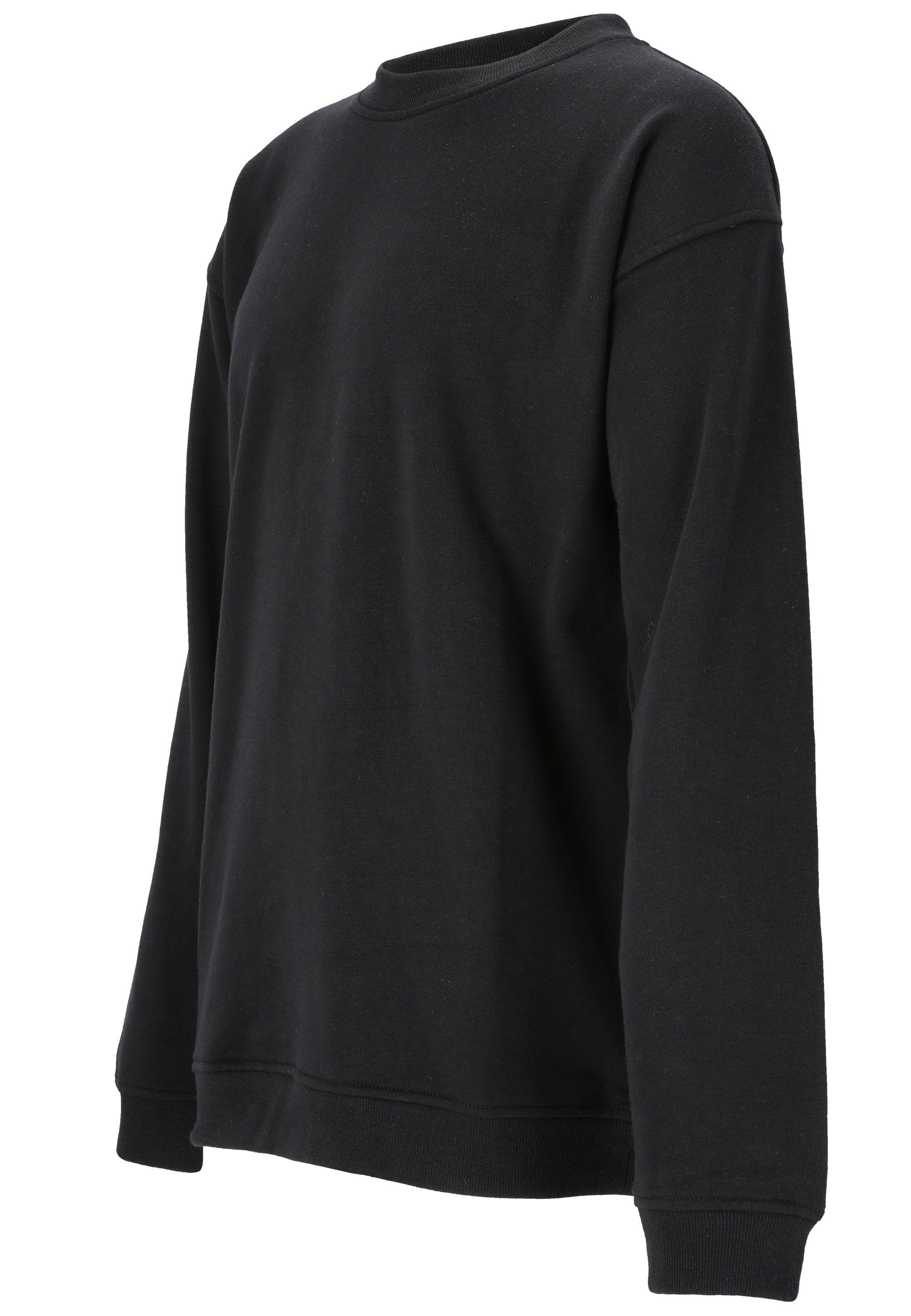 ENDURANCE Sweatshirt schwarz Baumwoll-Touch mit Bastini