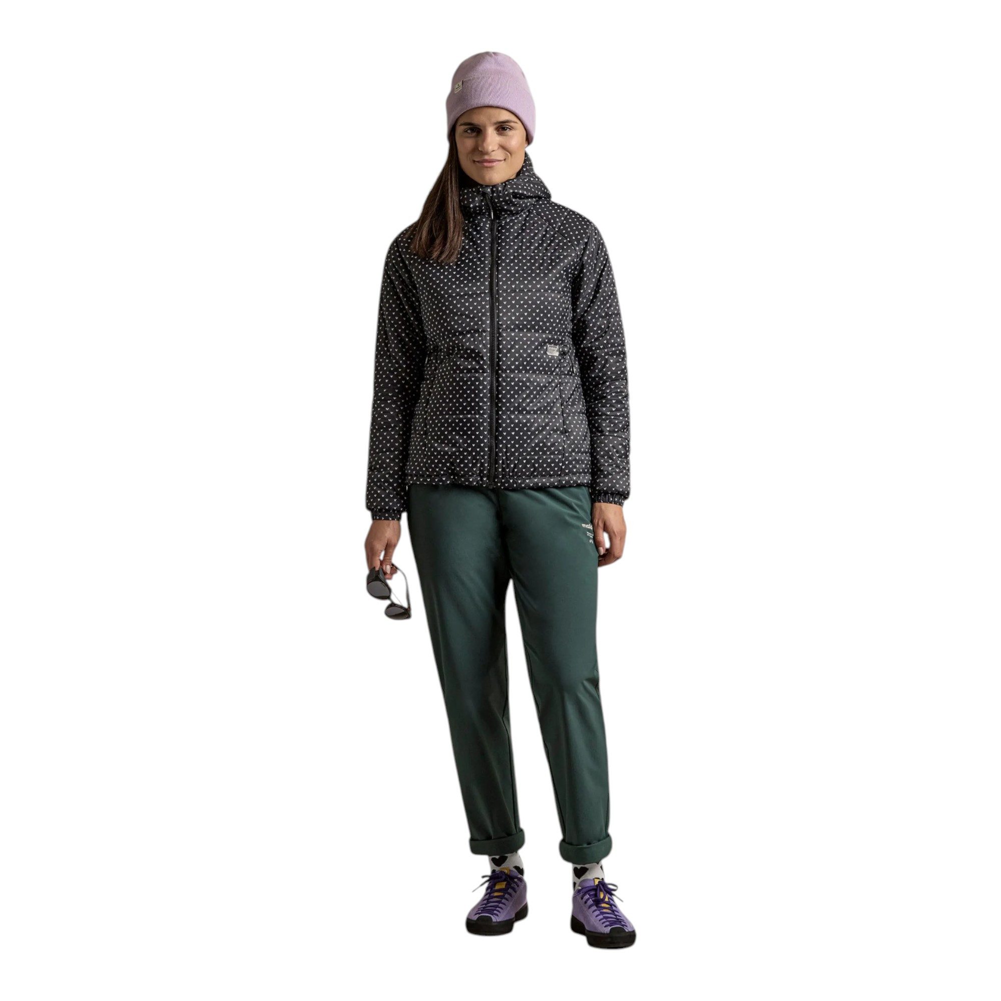 Maloja Winterjacke Isolationsjacke ArtalleM Printed (PrimaLoft® Bio® 100, winddicht)