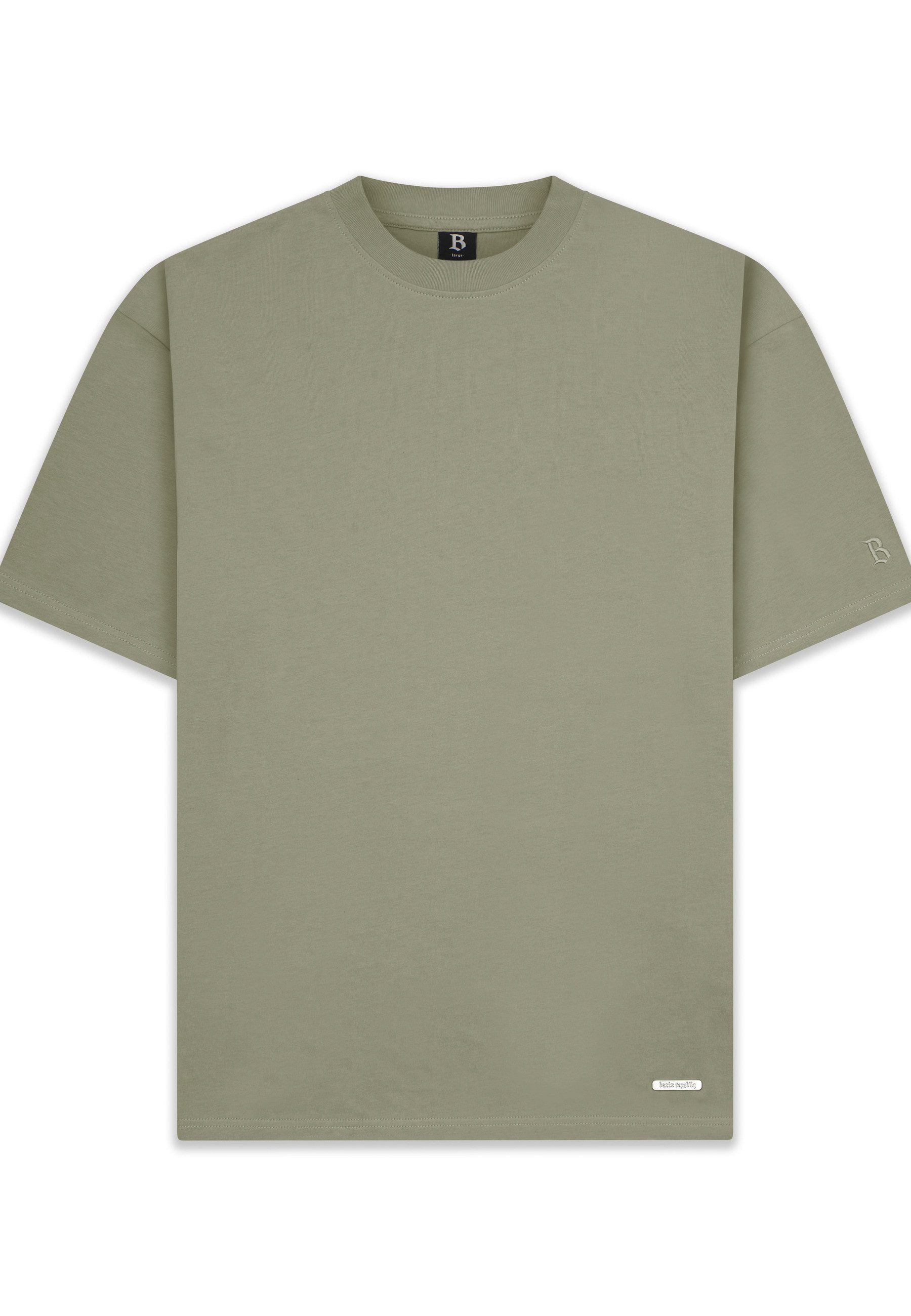 T-Shirt Dropsize Herren Super Heavy Blank T-Shirt
