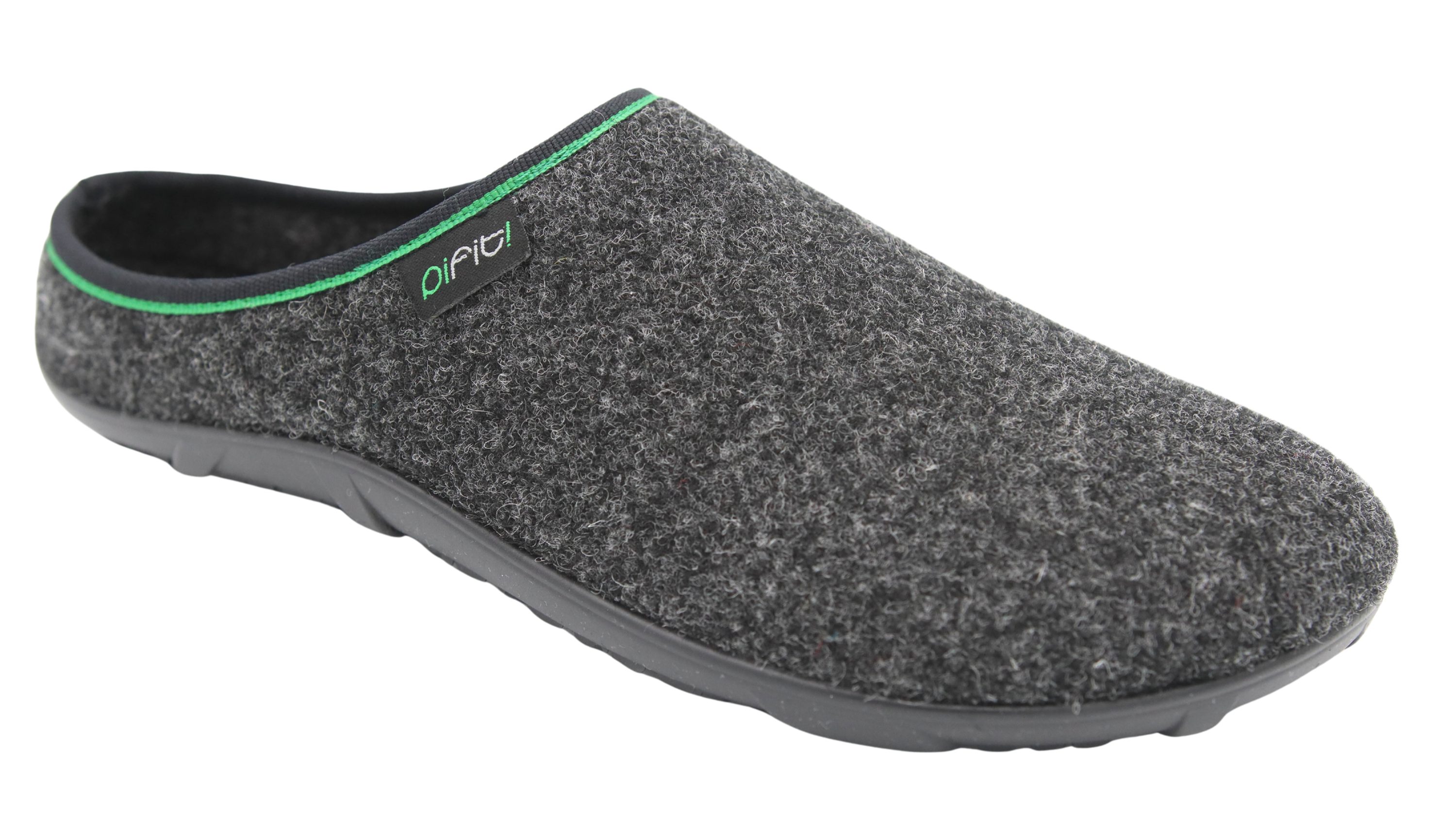 pifit! Pantoffel "homey" mit Barfußgefühl, 32100-3, anthrazit Barfußschuh Pantoffel, Hausschuh