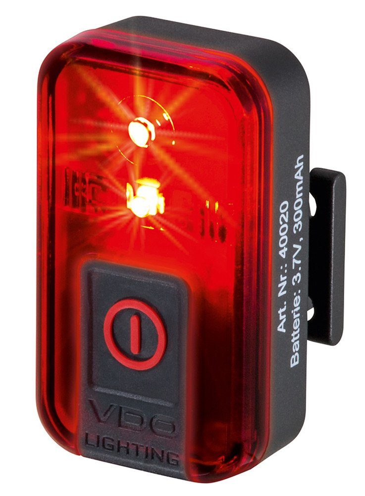 Fahrradbeleuchtung VDO Fahrrad Rückleuchte ECO LIGHT RED