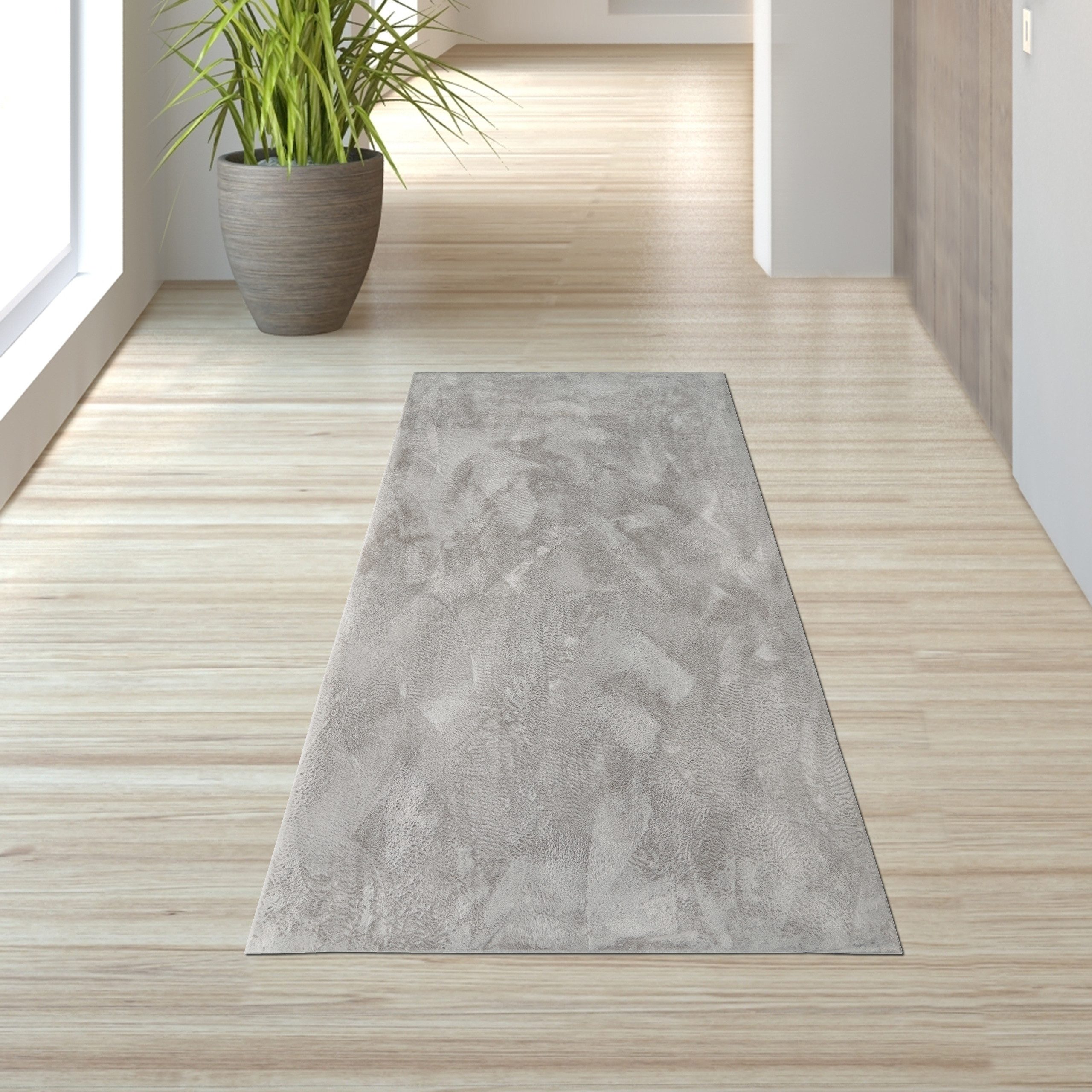 TeppichHome24 Teppich Teppich grau weich pflegeleicht saugrobotergeeignet f günstig online kaufen