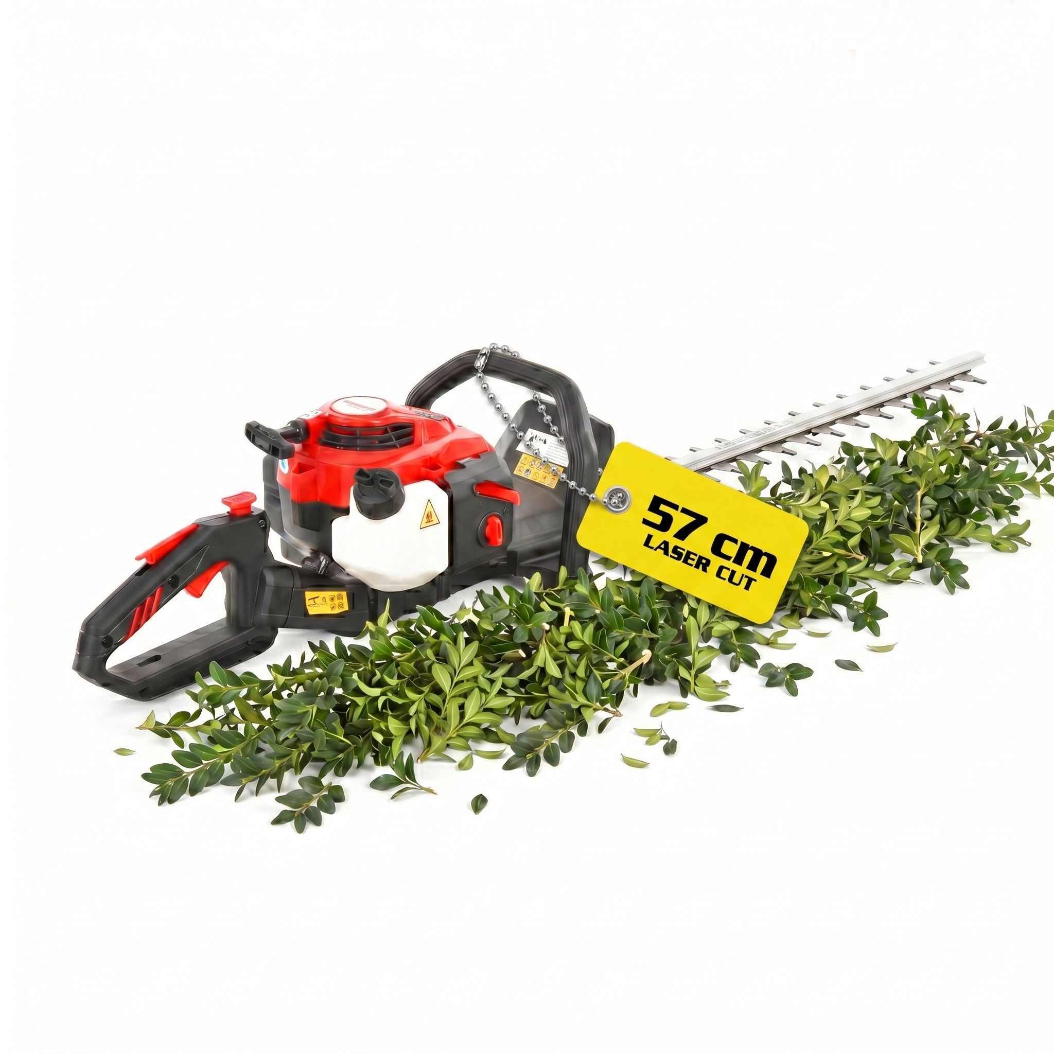 Hecht Benzin-Heckenschere 9245 mit Laser CUT und Schwertschutz, bis 22 mm Stärke, 70 cm Schwert, ergonomisch