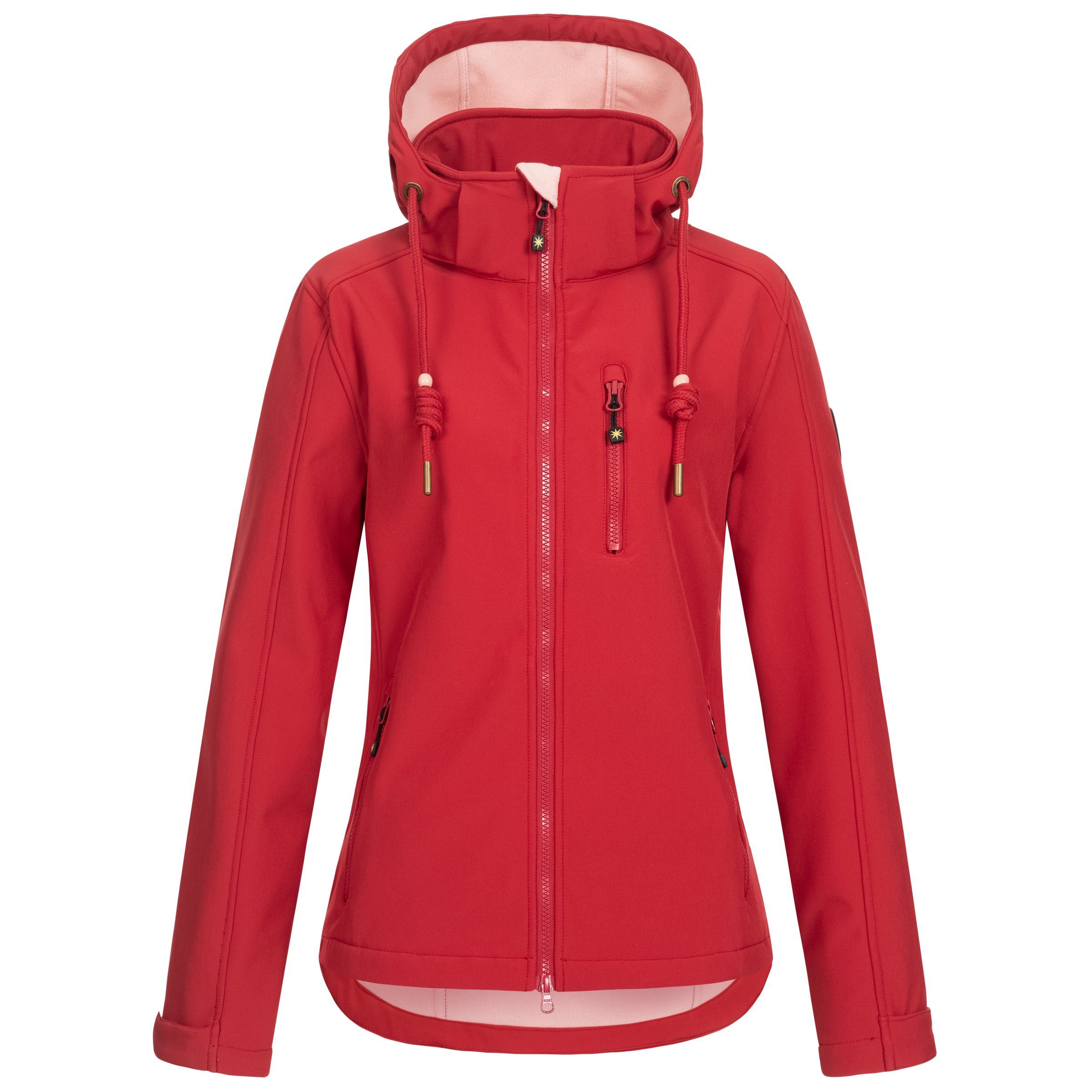 DEPROC Active Softshelljacke PEAK CREEK WOMEN mit abnehmbarer Kapuze