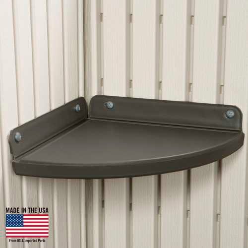 Lifetime Eckregal LG00110, 2 Stück, BxTxH: 24x24x5 cm