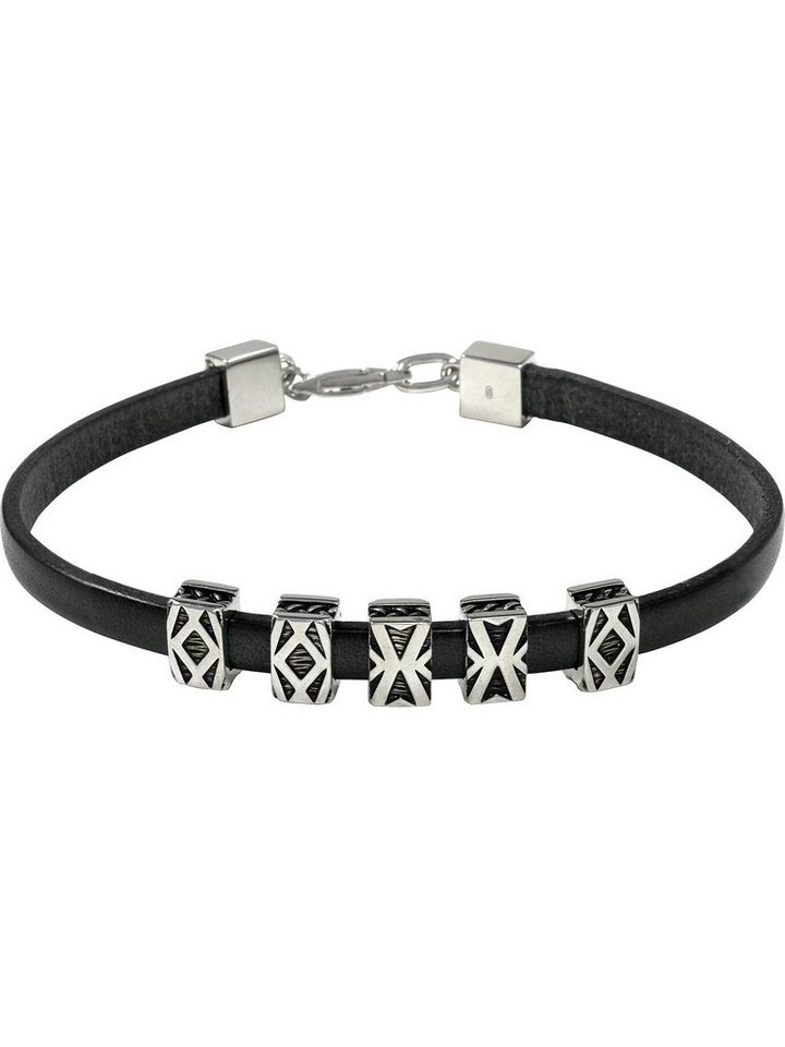 BALDESSARINI Silberarmband, Modern, Länge: 21 cm, Breite: 0,5 cm, Anhänger  Breite: 0,8 cm