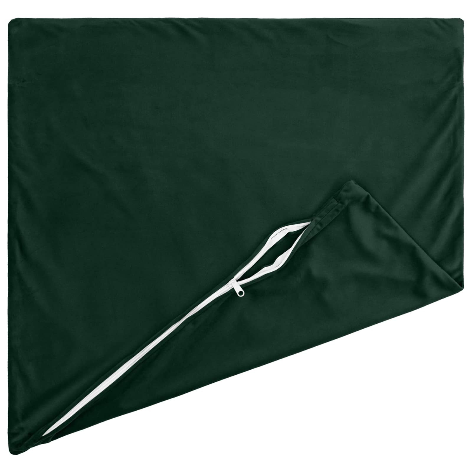 vidaXL Kissenbezug Kissenbezug 6 pcs HEERLEN Dunkelgrün 80 x 80 cm Samt, (6 Stück)