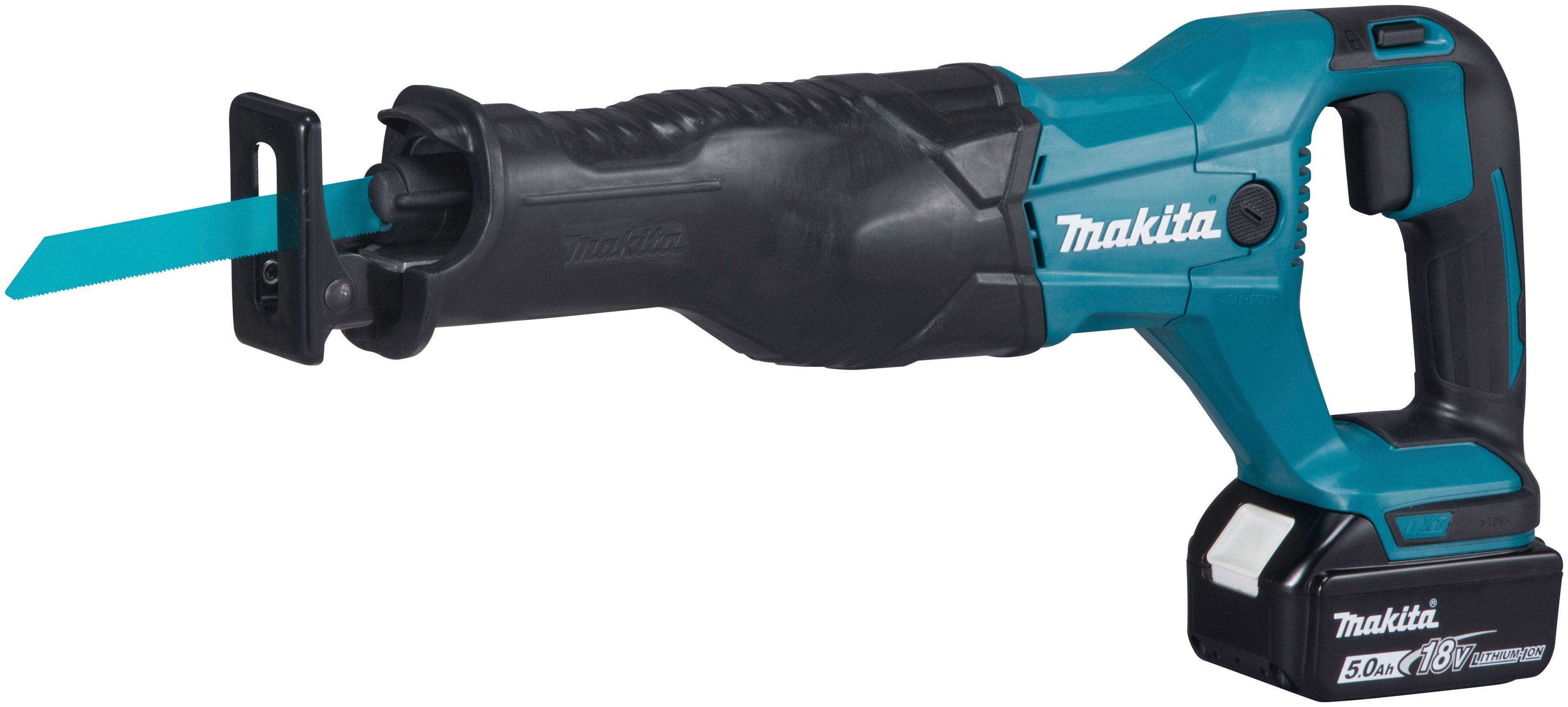 Makita Akku-Reciprosäge DJR186RT, 18 V, mit Akku und Ladegerät