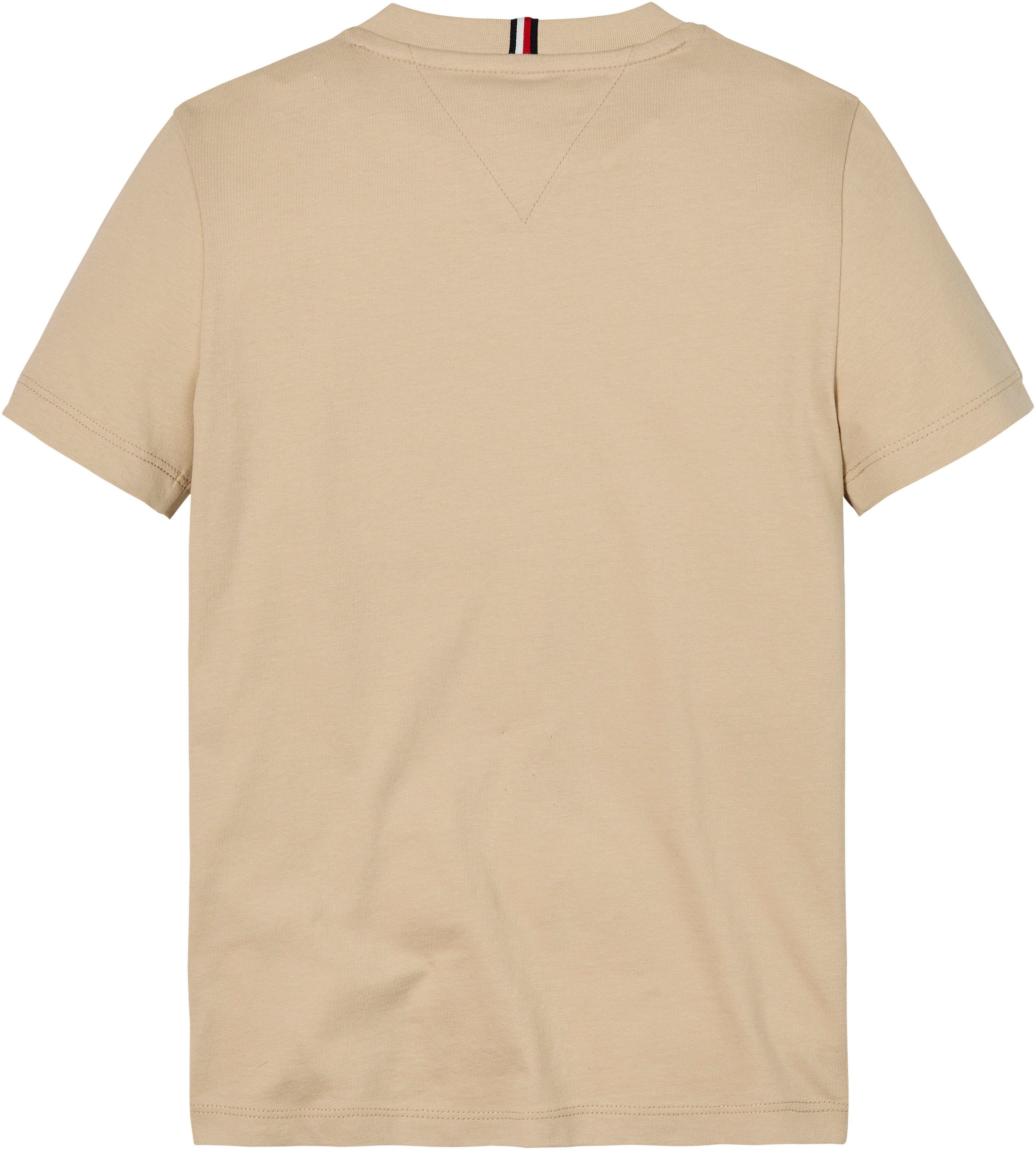 beige S/S T-Shirt ESSENTIAL Hilfiger U Kinder TEE 16 Jahre Tommy bis