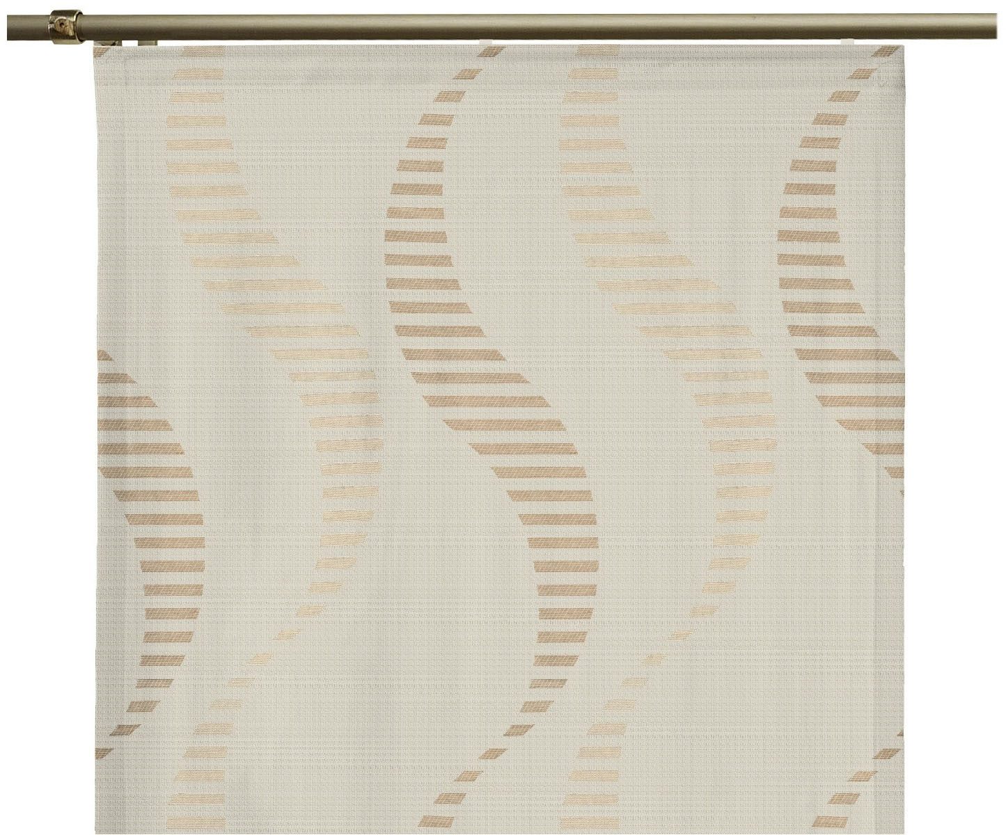 Wirth Schiebegardine LUPARA (1 St), Paneelwagen, blickdicht, Jacquard, Inkl. Montagezubehör
