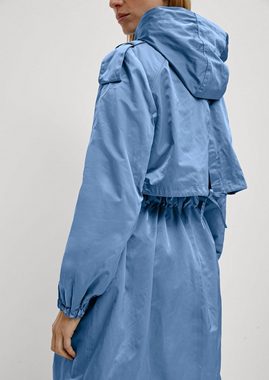 Comma Langmantel Mantel mit abnehmbarer Kapuze Riegel