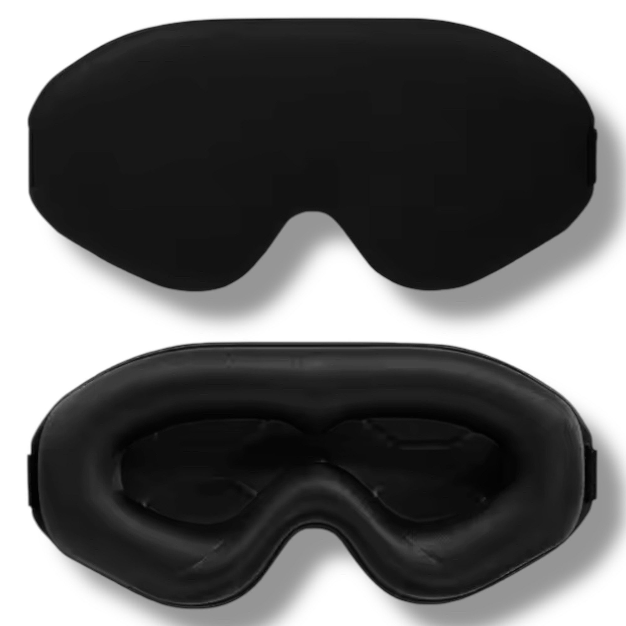 ZUKUNFTSENKEL Schlafmaske 3D Schlafbrille für Damen & Herren – 100% Lichtblocker, Ideal für Reisen, Schlaf & Meditation, Augenfreiraum, verstellbar & weich