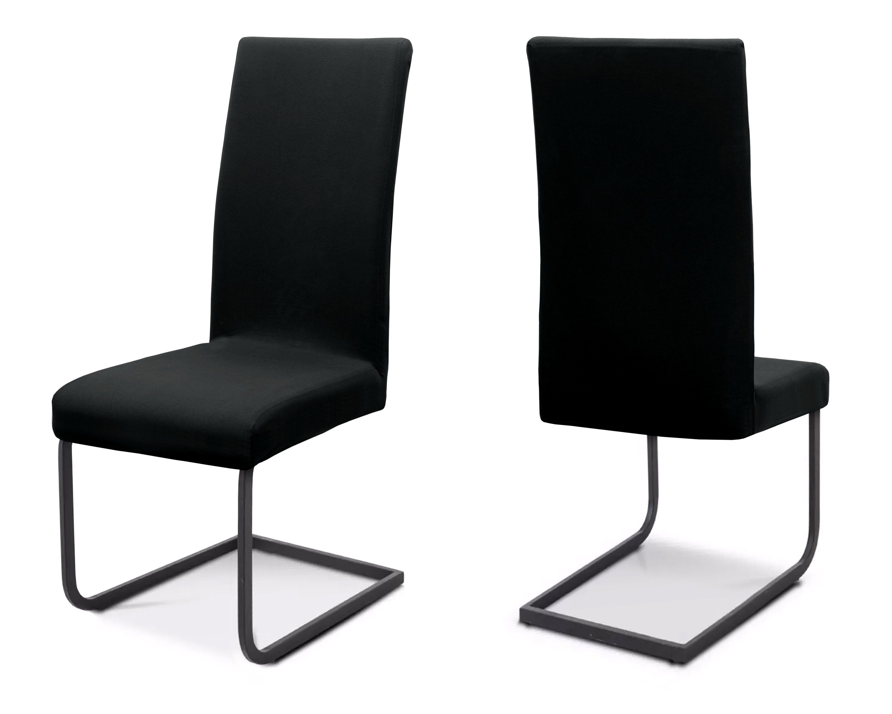 Beautex Stuhlhusse Jersey Stuhlhussen Sets, elastische Stretch Husse Baumwolle Bi-Elastic