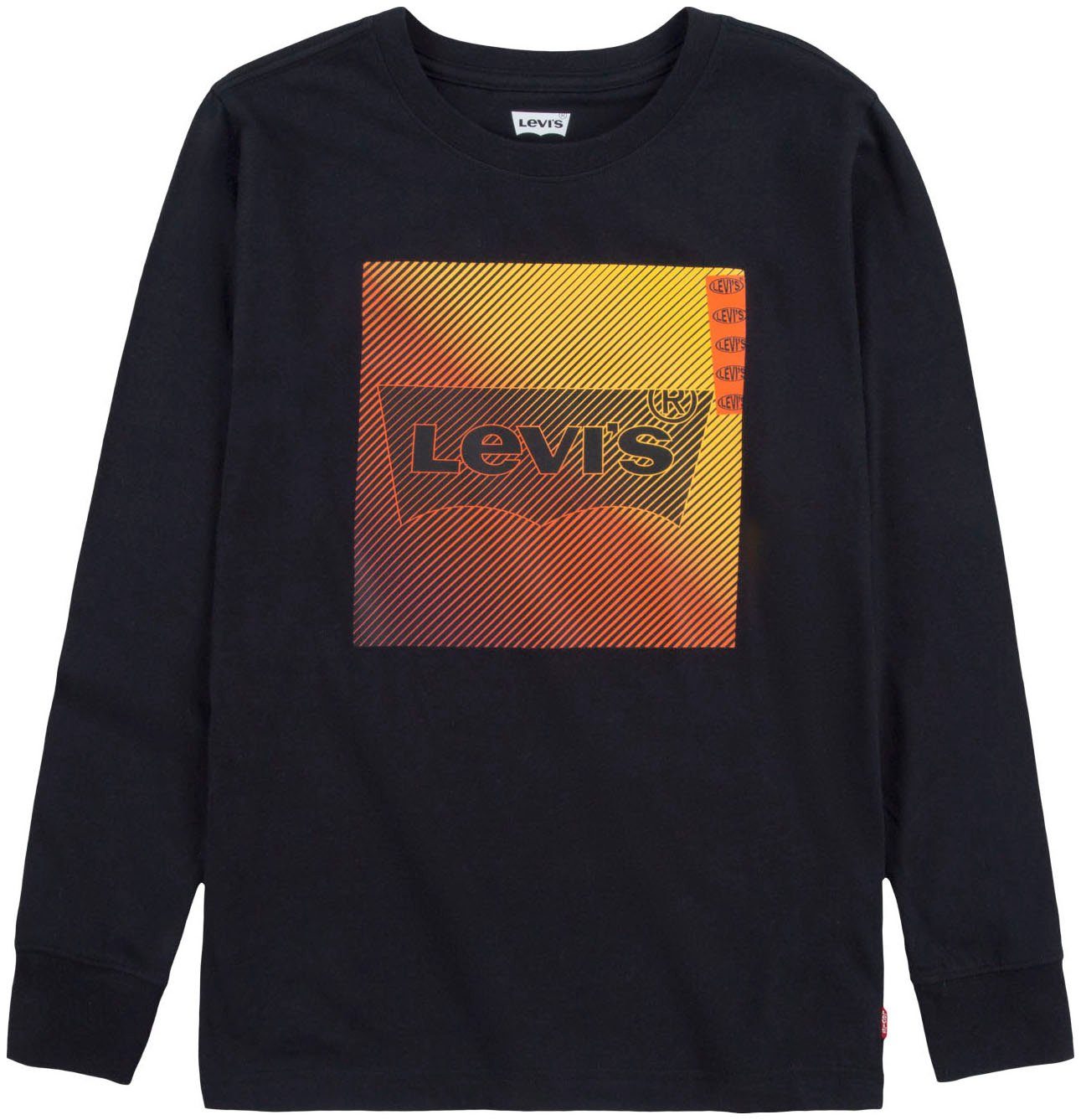 BOYS GRADIENT for LOGO Levi's® TEE NEON Langarmshirt Kids