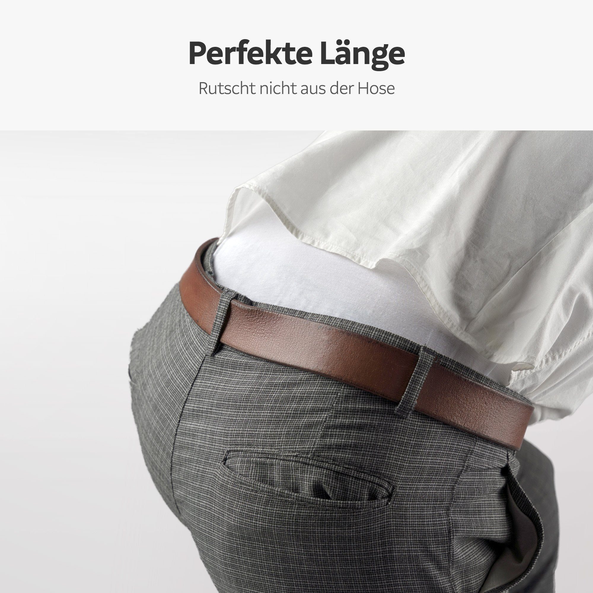 Burnell & Son Unterhemd T-Shirt Business mit Kurzarm und V-Ausschnitt für Herren aus Baumwolle (Packung, Set, Spar-Pack, Spar-Packung, 3-St., 3er Pack) Feinripp, extra lang - Basic Slim Fit