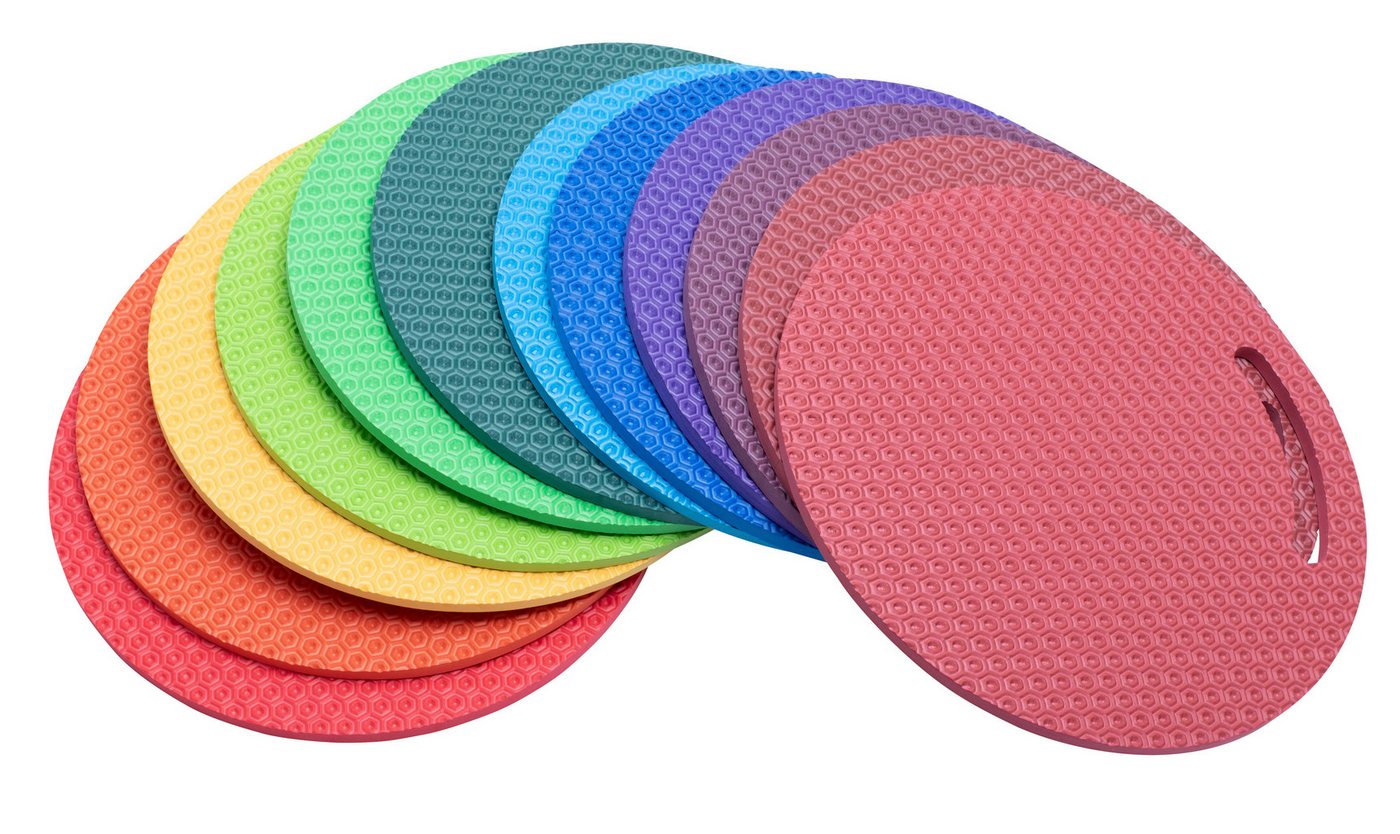 Betzold Sitzkissen Sitzmatten-Set 12 Stück - Bodensitzkissen für Kita & Schule