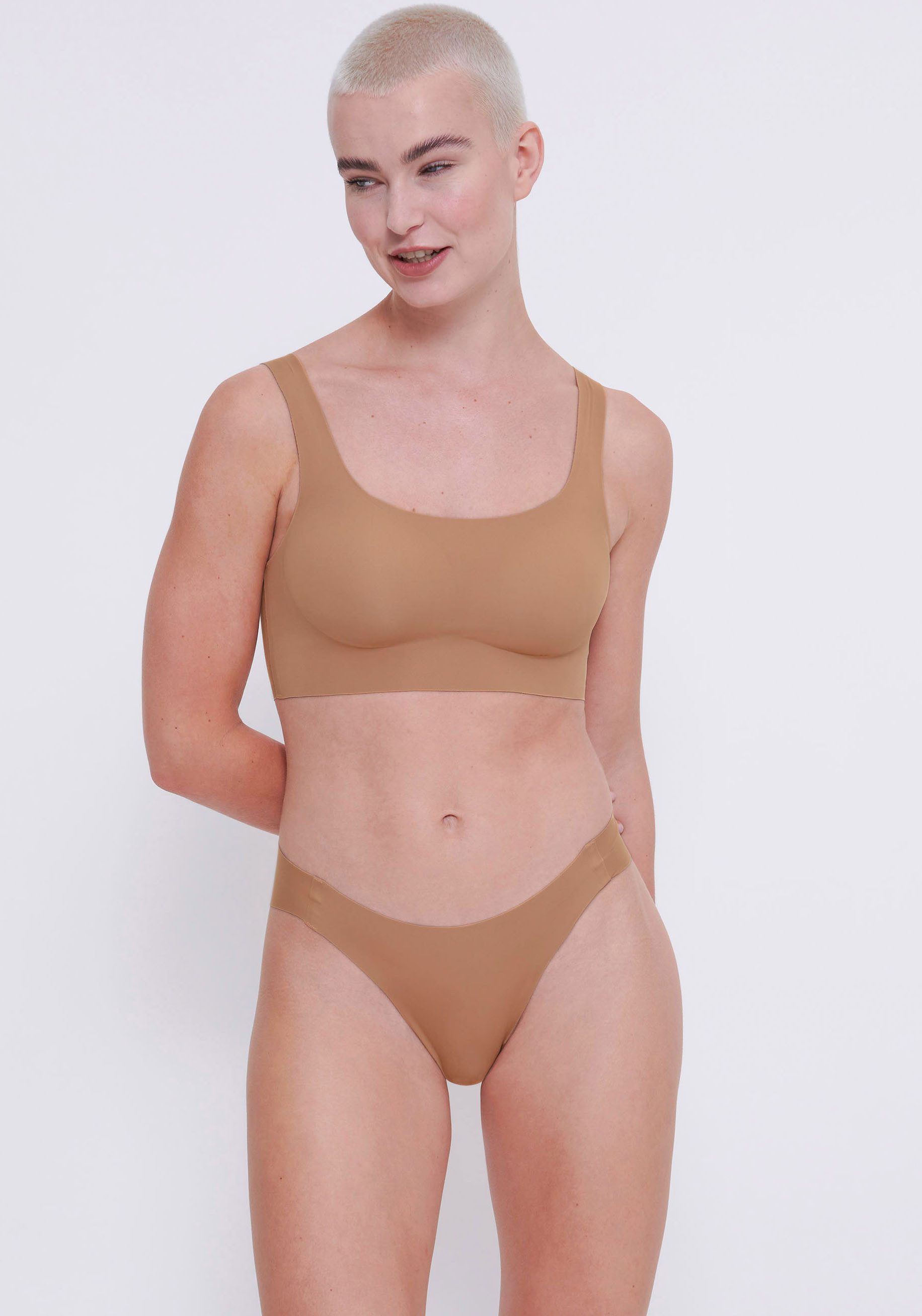 sloggi Bustier "ZERO Feel 2.0" 2er Pack, nahtlos, herausnehmbare Pads, Micr günstig online kaufen