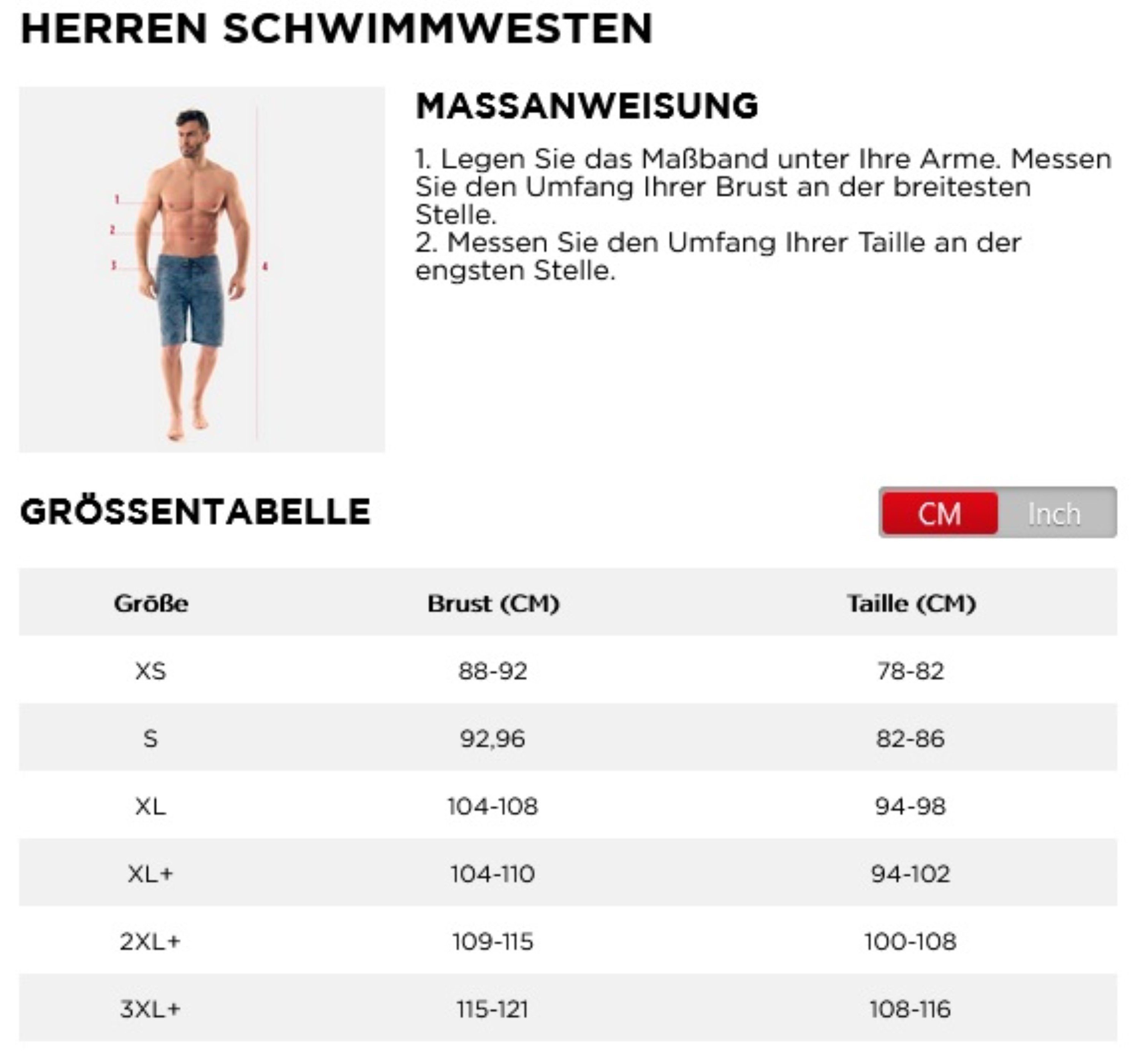 Jobe Schwimmweste Neopren Weste Vest black Herren / Men – Bild 5 von 5