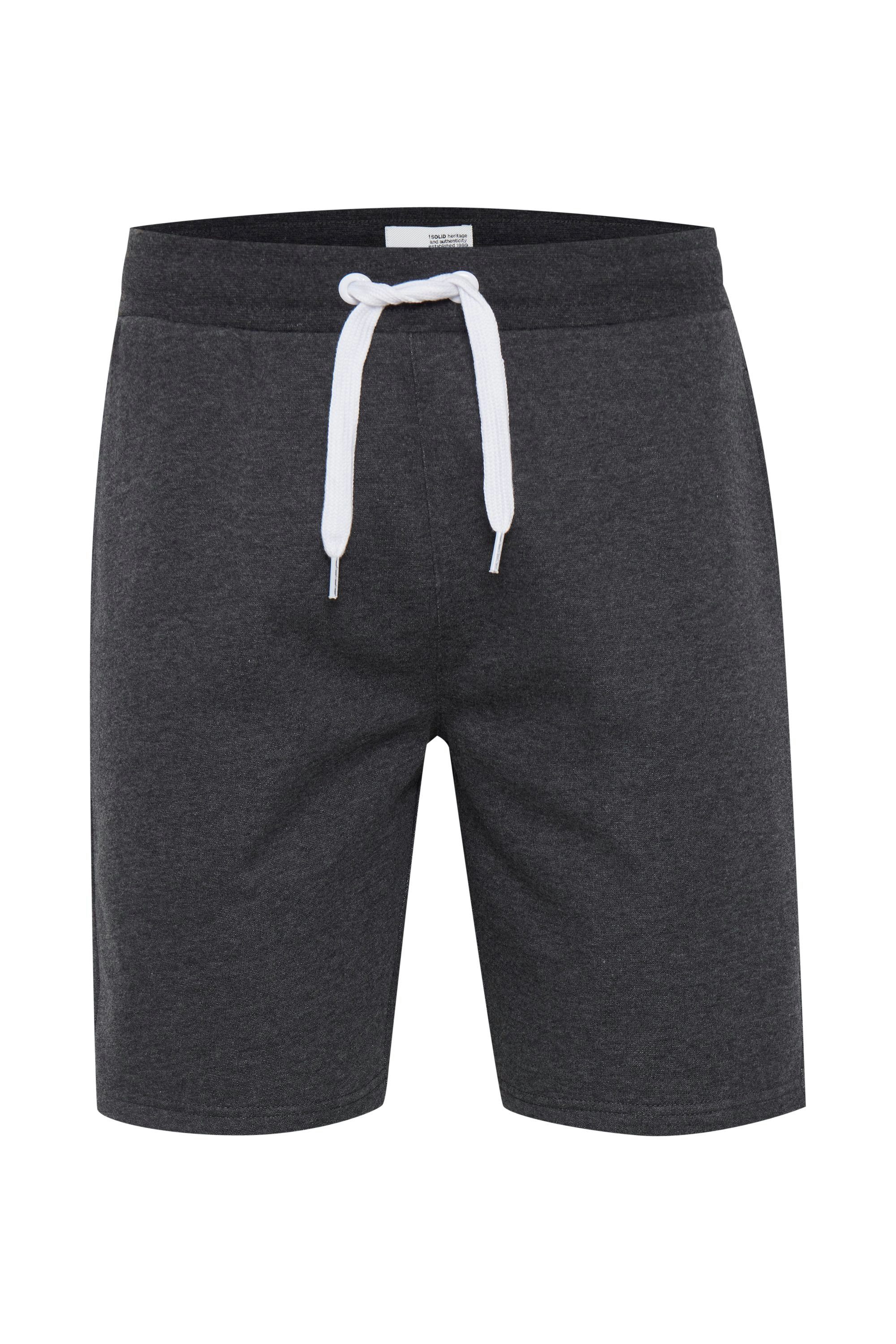 !Solid Sweatshorts SDOliver Basic Sweat Shorts mit Kordeln Dark Grey Melange (1940071)