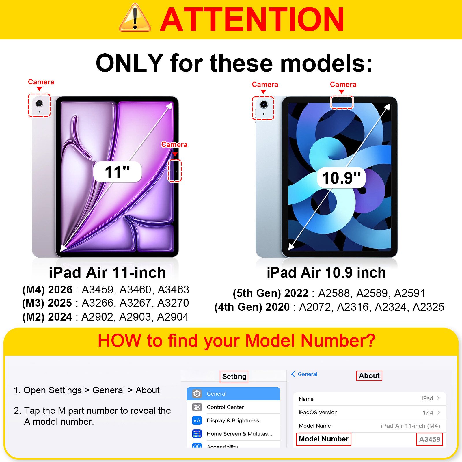 Fintie Tablet-Hülle für iPad Air 11'' M4/M3/M2(2026/2025/2024), iPad Air 5/4 Gen 2022/2020 10.9 Zoll, mit Stifthalter, Magnetische Abnehmbare Deutsche Tastatur mit Touchpad