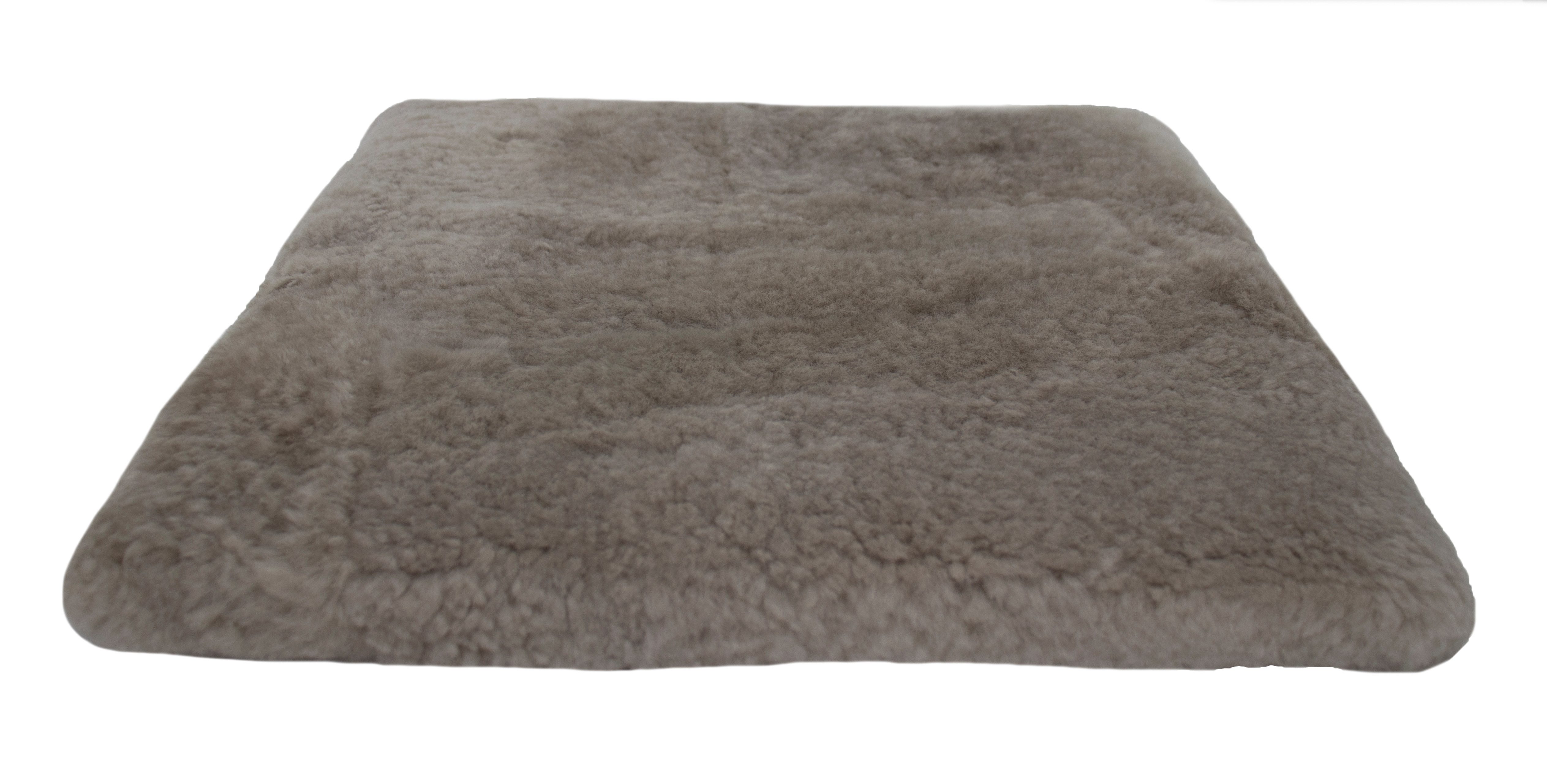 Reissner Lammfelle Sitzkissen Echtes Merino Lammfell mit Schaumstoffeinlage