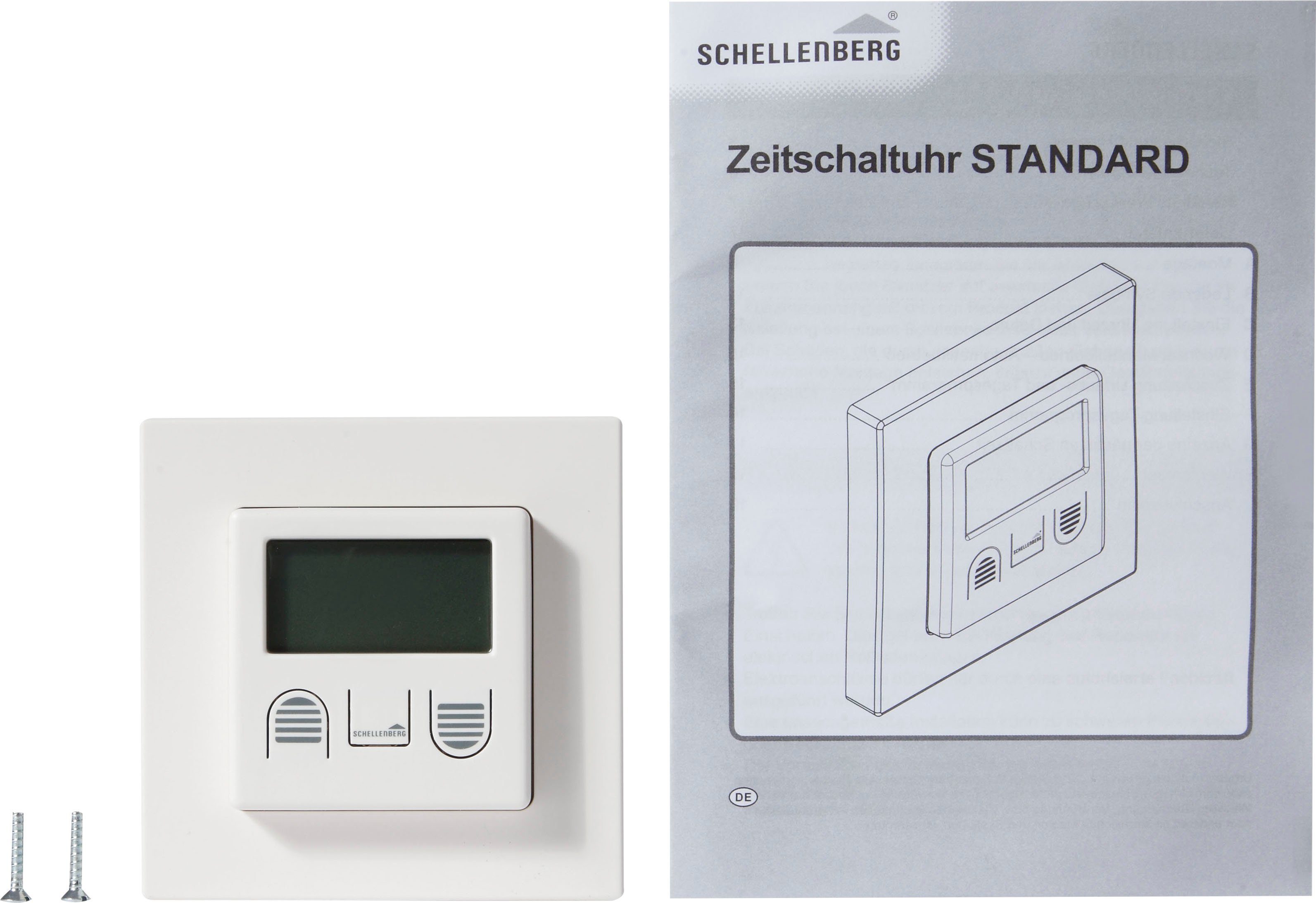 SCHELLENBERG Schalter Standard zur Rollladensteuerung von Rohrmotoren Standard und Plus, Unterputzmontage, weiß