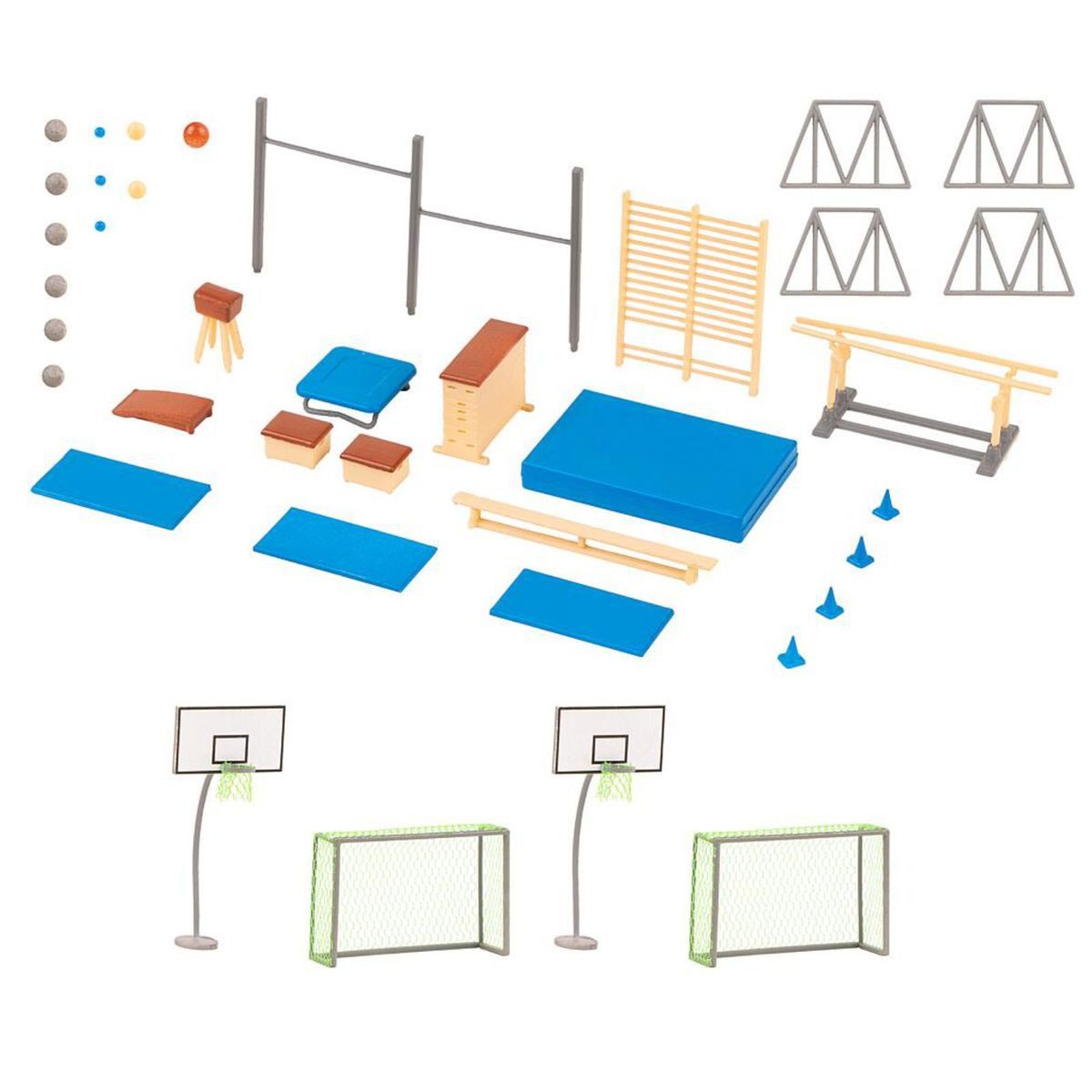 Faller Modellbausatz Faller 180354 Turnhalleneinrichtung H0