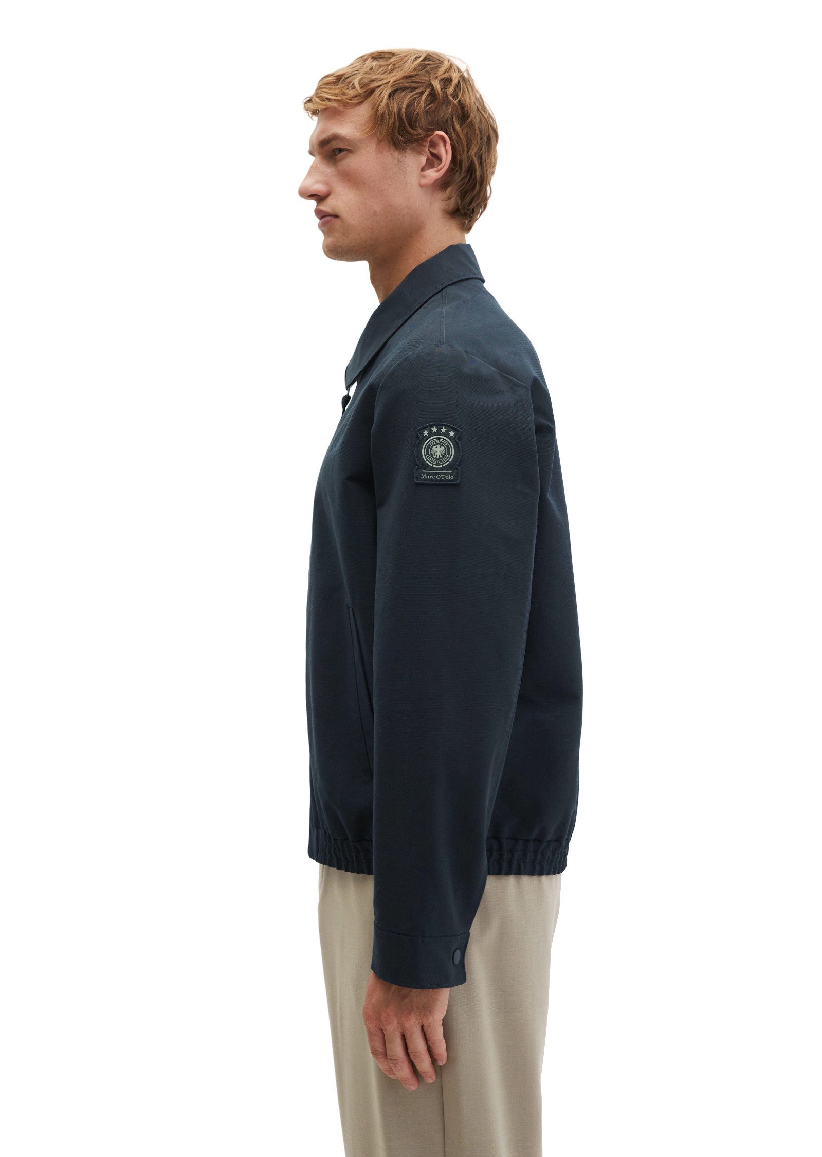Marc O'Polo Outdoorjacke aus wasserabweisendem Bio-Baumwoll-Canvas