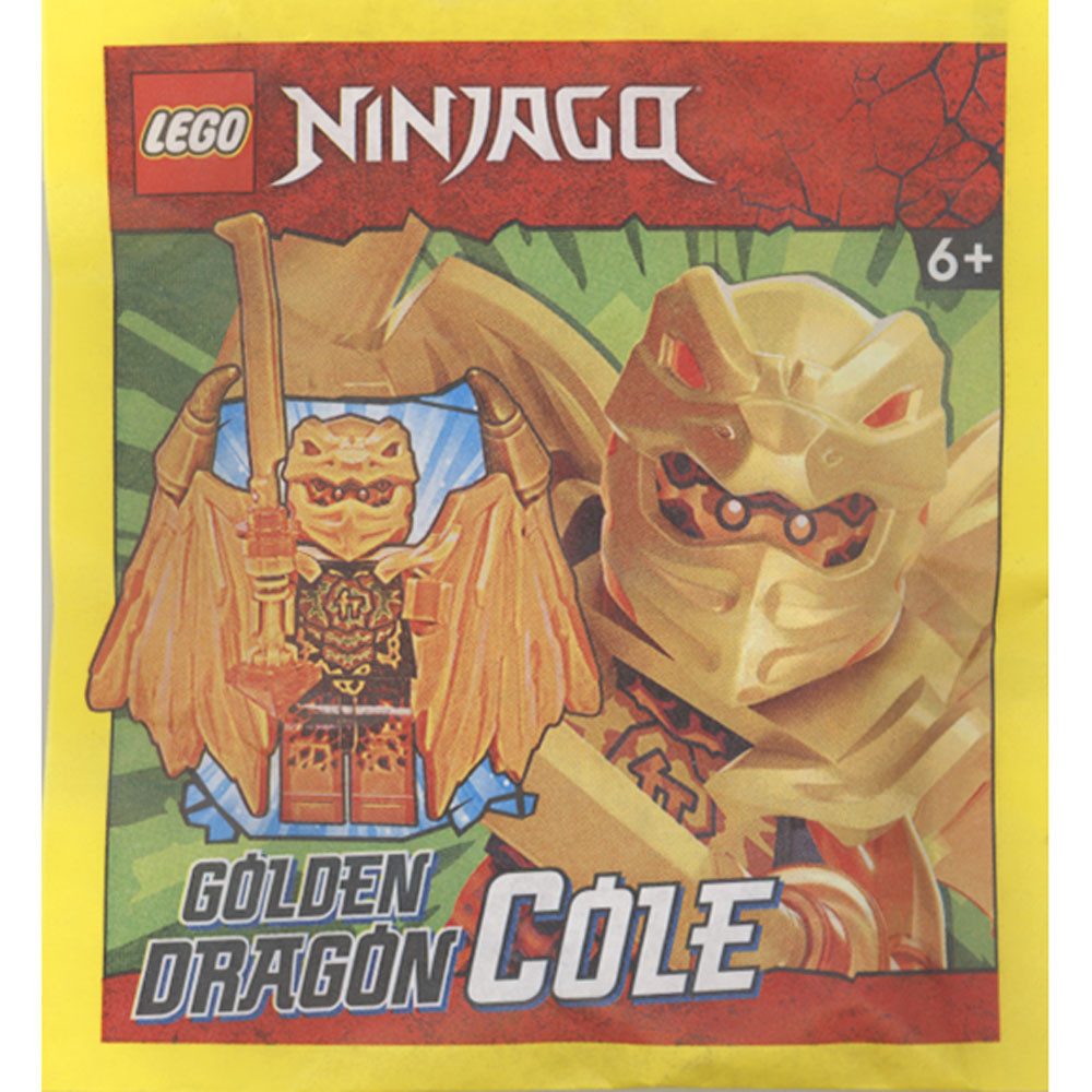 Blue Ocean Sammelkarte Blue Ocean - LEGO Ninjago - Sammelfigur Golden Dragon Cole