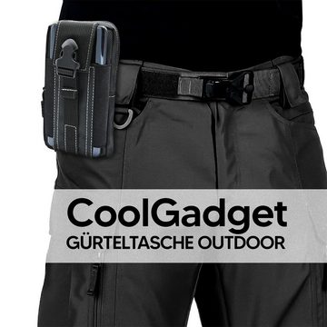 CoolGadget Handyhülle Survival Case Universal XL für iPhone, Samsung, Xiaomi Huawei, Hülle Gürteltasche Outdoor Handy Tasche für verschiedene Smartphones
