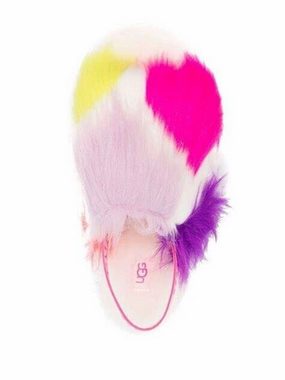 UGG UGG Damen Hausschuhe, UGG W FLUFF YEAH PARTY SPOTS Damen Hausschuhe Hausschuh Flauschige, Bunt