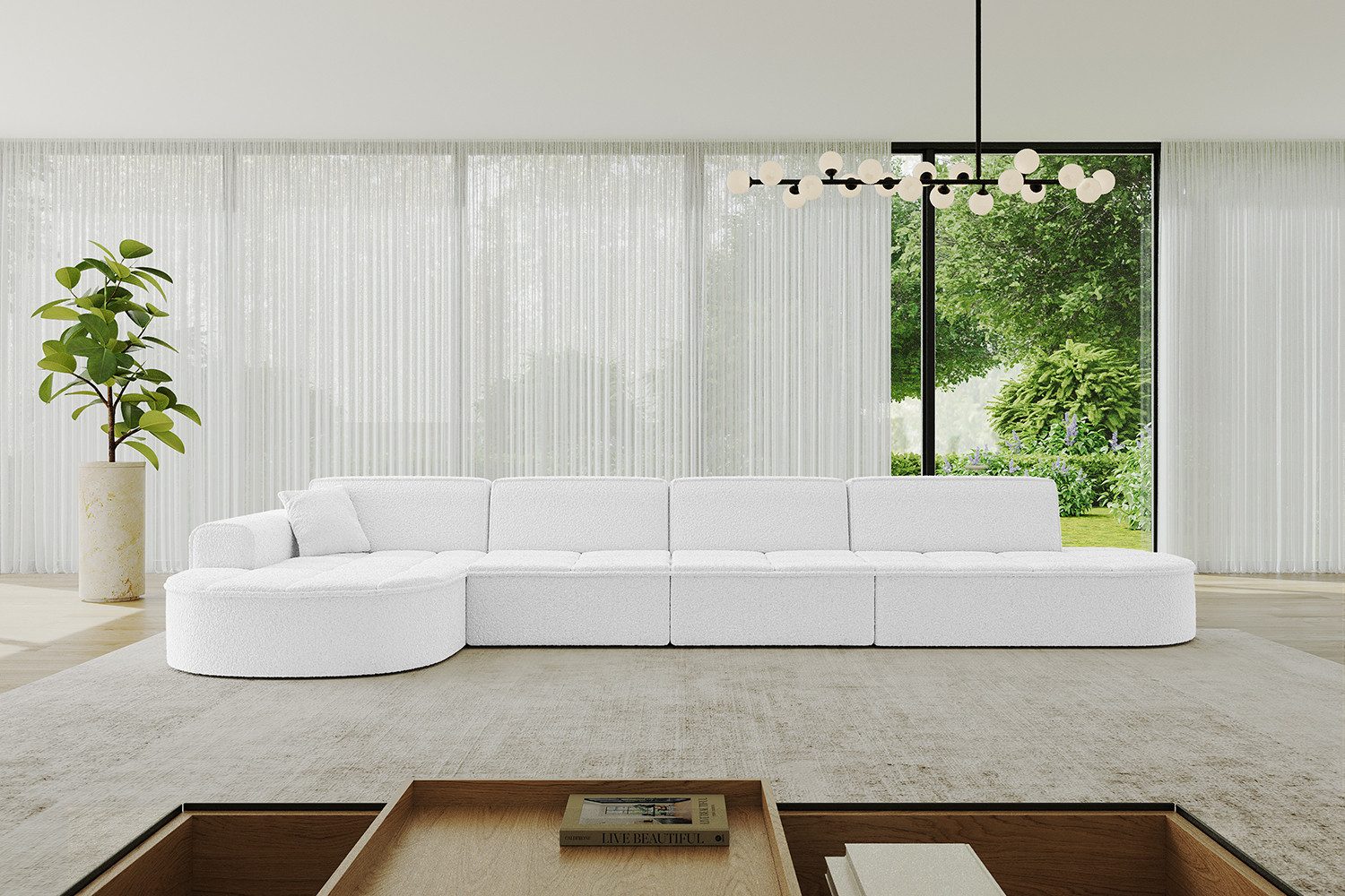 ALTDECOR Ecksofa TARO-L3, Sofa Praktische Bequeme Funktionsecke Couch L-Form Eckcouch, Corner Sofa L-Form Vielseitige Sofa Wohnlandschaft Wohnzimmer