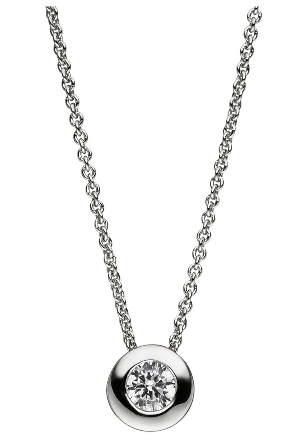 JOBO Kette mit Anhänger, rund 925 Silbe...