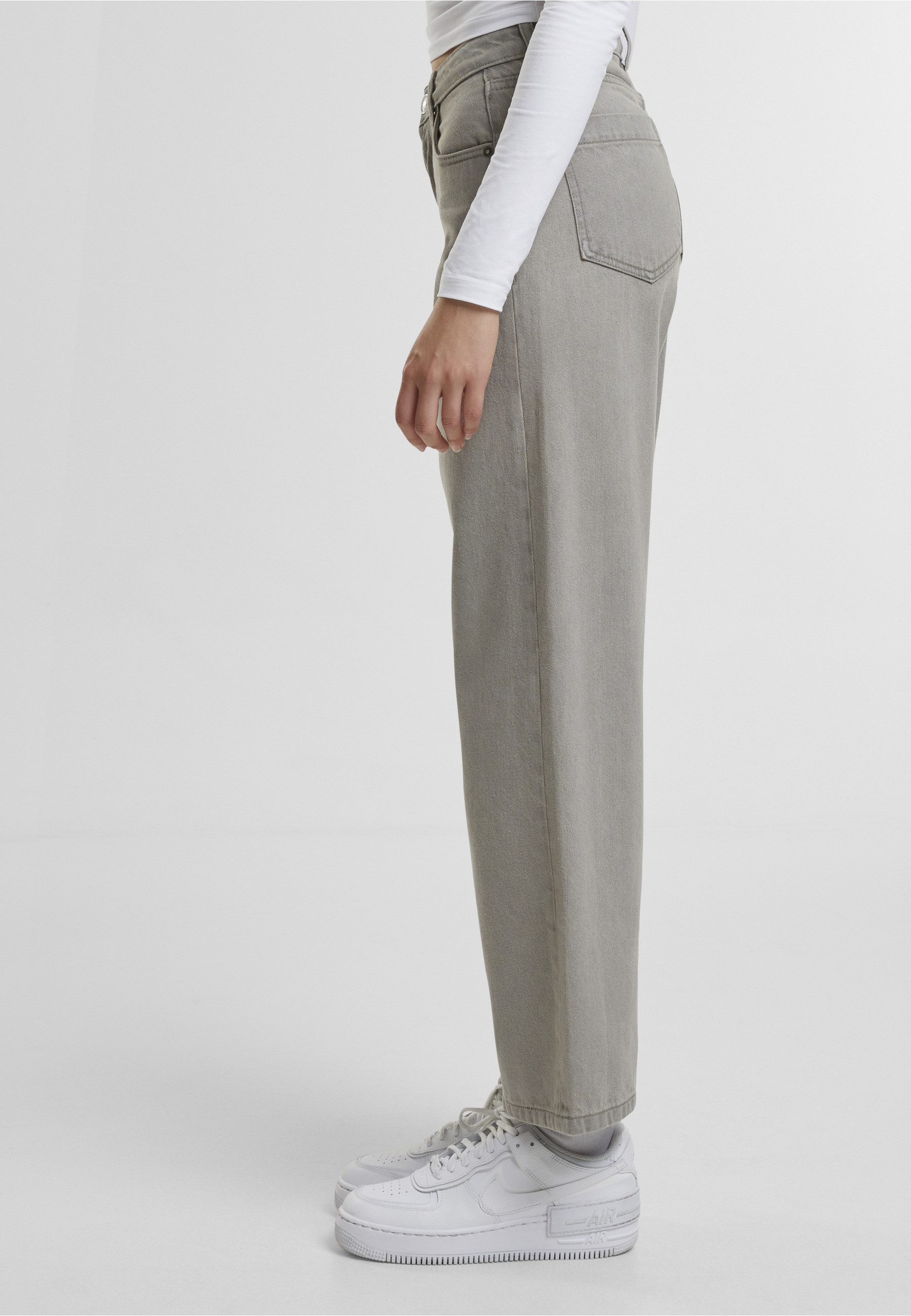 URBAN CLASSICS Bequeme Jeans Urban Classics Ladies Mid Waist 90´s Jeans