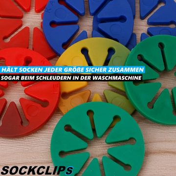 MAVURA Sockenklammer SOCKCLIPS Sockenclips Socken Clips Sockenklammern Sockensortierer, Sockenhalter Sockensammler Wäscheklammern waschbar [20er Set]