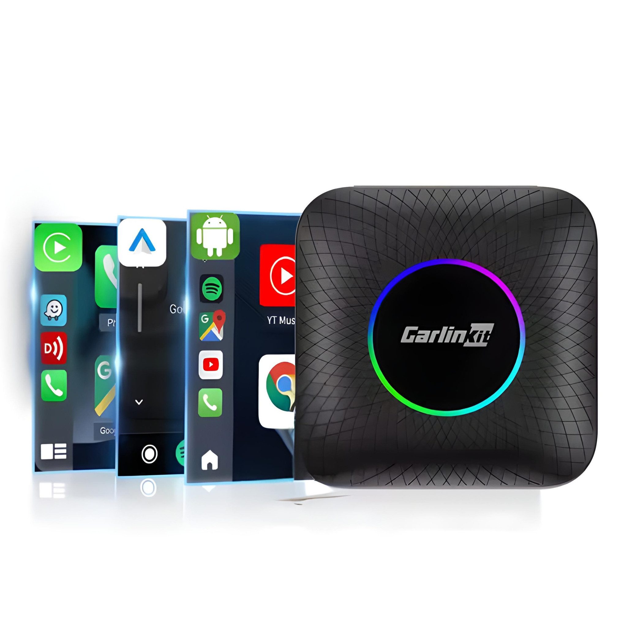 HS.SUPPLY Wireless Adapter CarPlay & Android Auto, integriertes Android System Auto-Adapter USB, USB Type-C zu USB Typ A, USB-C, 2in1 für CarPlay & AndroidAuto, Mit Android System